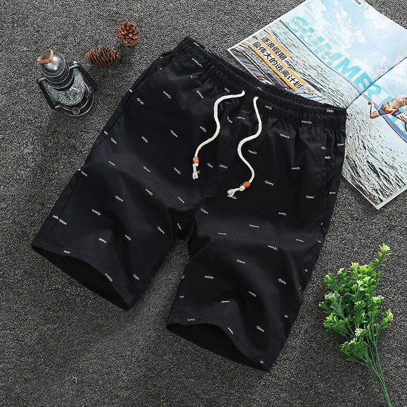 Men’s Beach Shorts - Quick-Dry Swim Trunks with Adjustable Drawstring