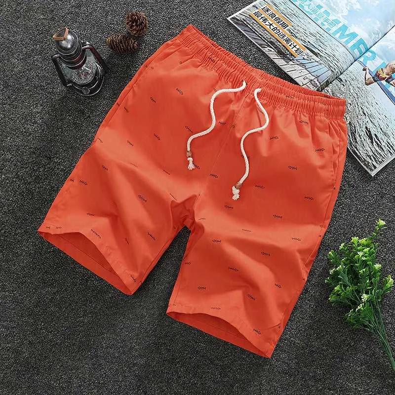 Men’s Beach Shorts - Quick-Dry Swim Trunks with Adjustable Drawstring