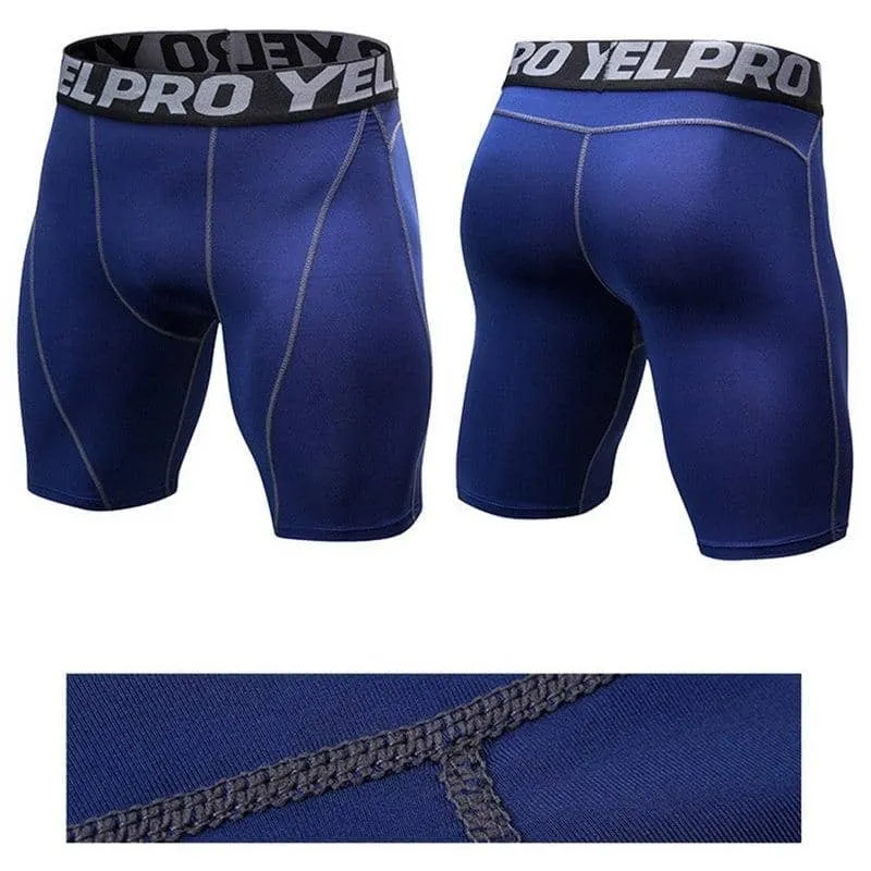 Men's Compression Fitness Shorts Quick Dry - Multiple Colors