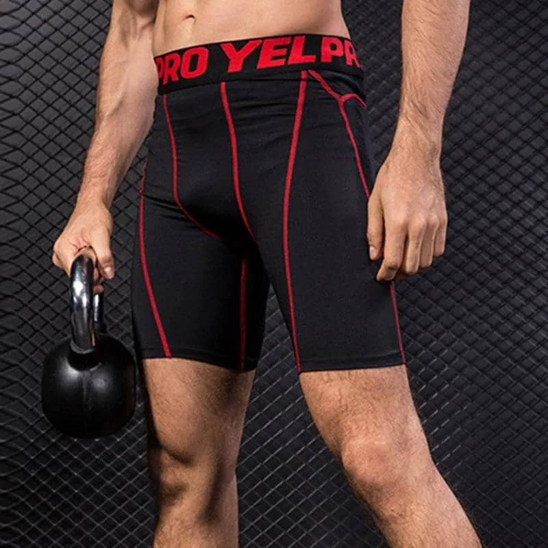 Men's Compression Fitness Shorts Quick Dry - Multiple Colors