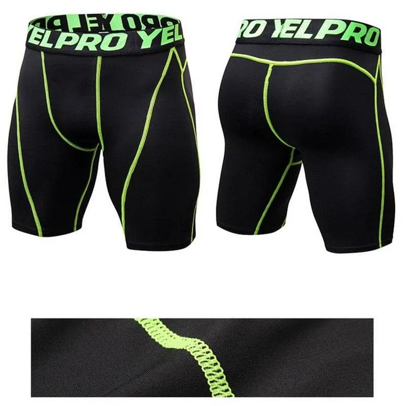 Men's Compression Fitness Shorts Quick Dry - Multiple Colors