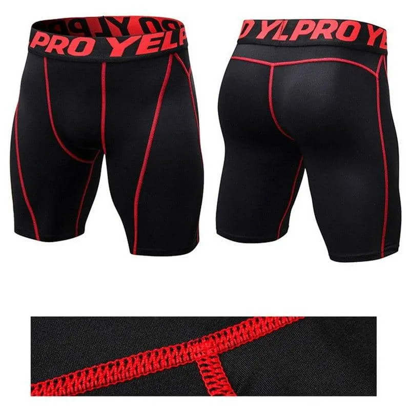 Men's Compression Fitness Shorts Quick Dry - Multiple Colors