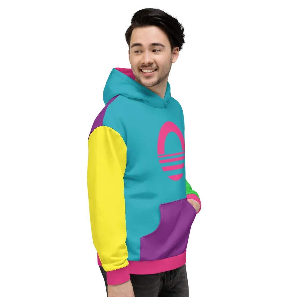 Men's Hooded Sweatshirt - Neon