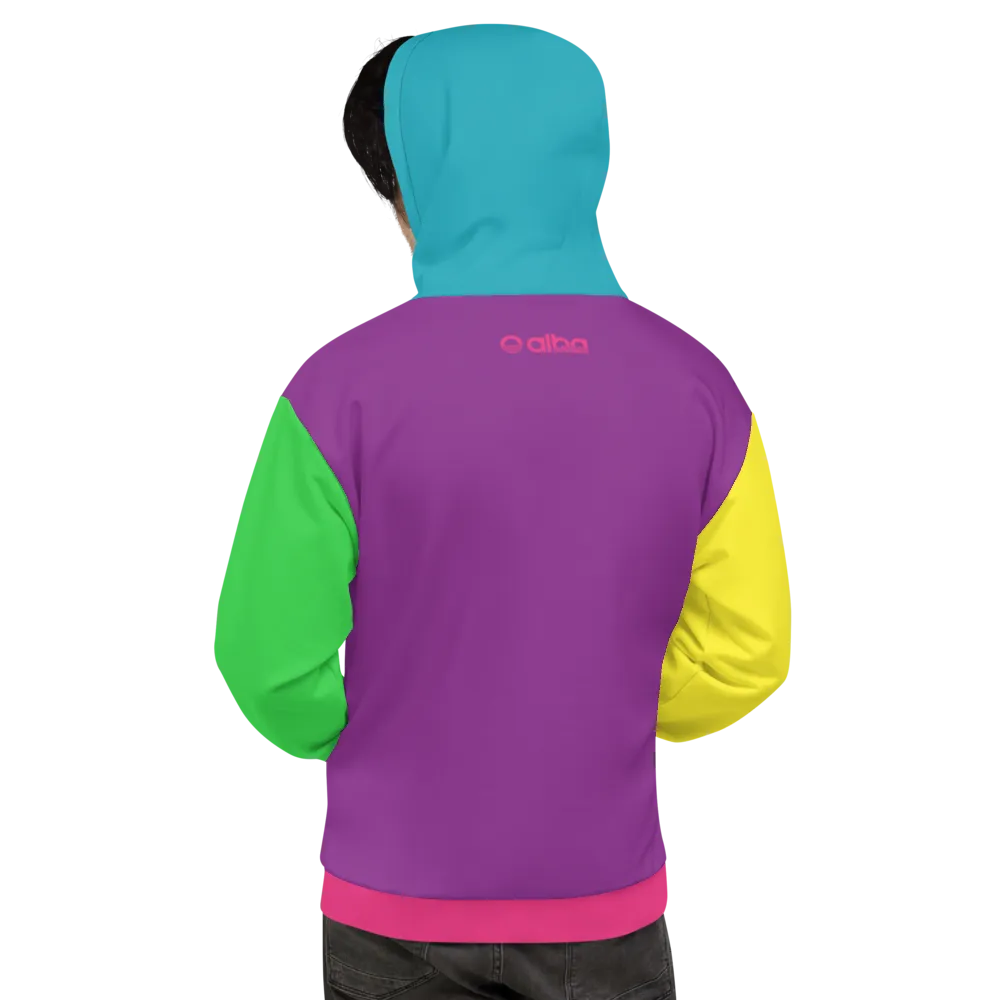 Men's Hooded Sweatshirt - Neon