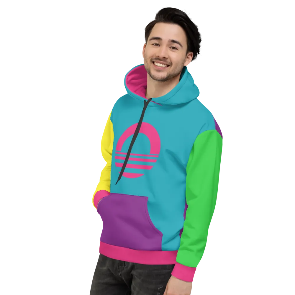Men's Hooded Sweatshirt - Neon