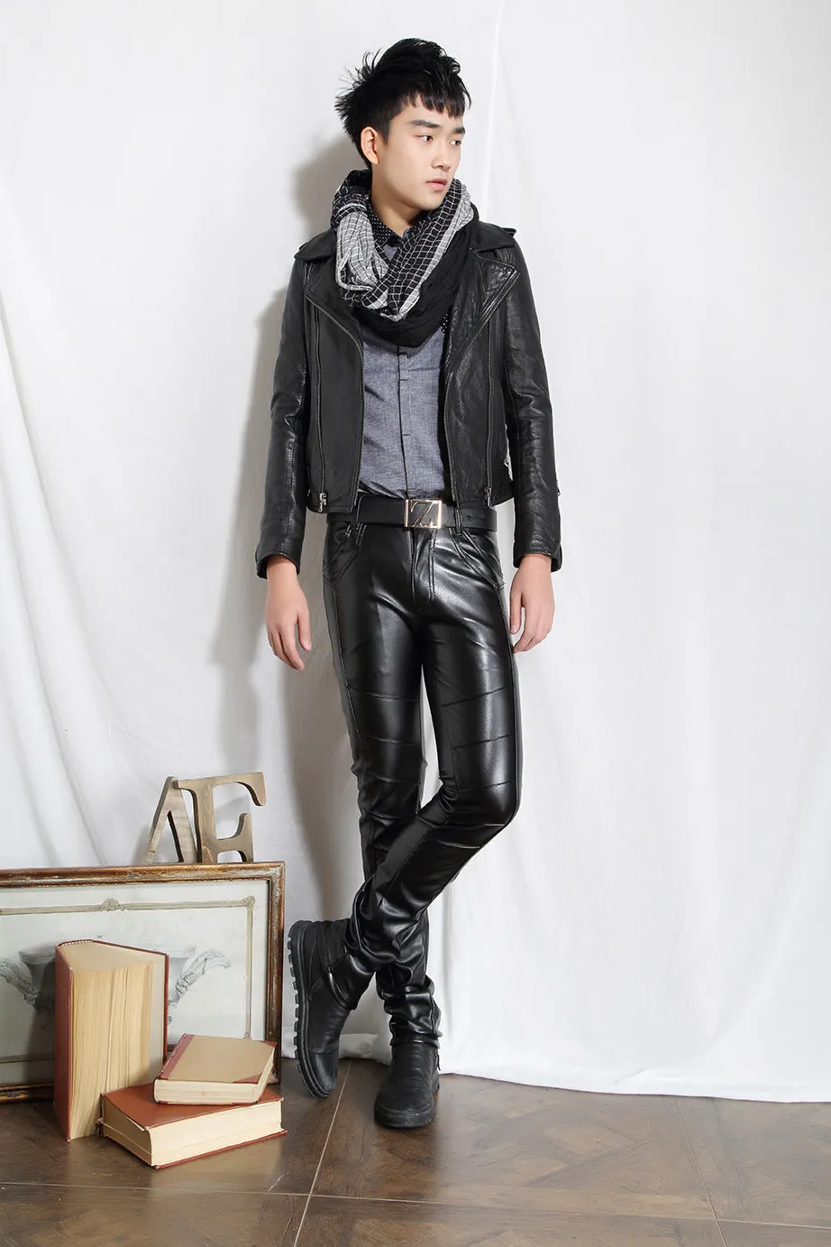 Men's Modern Comfortable Leather Pants