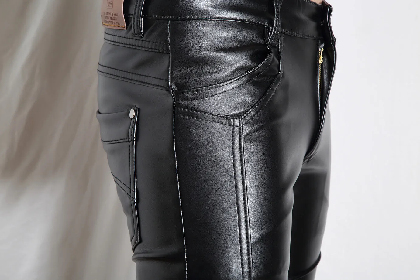 Men's Modern Comfortable Leather Pants