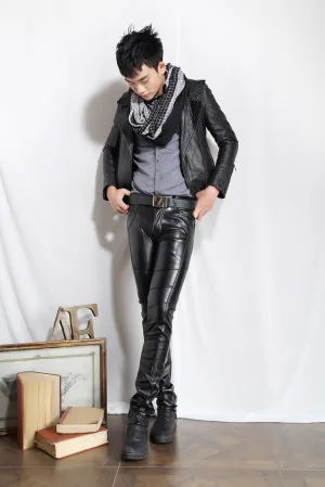 Men's Modern Comfortable Leather Pants