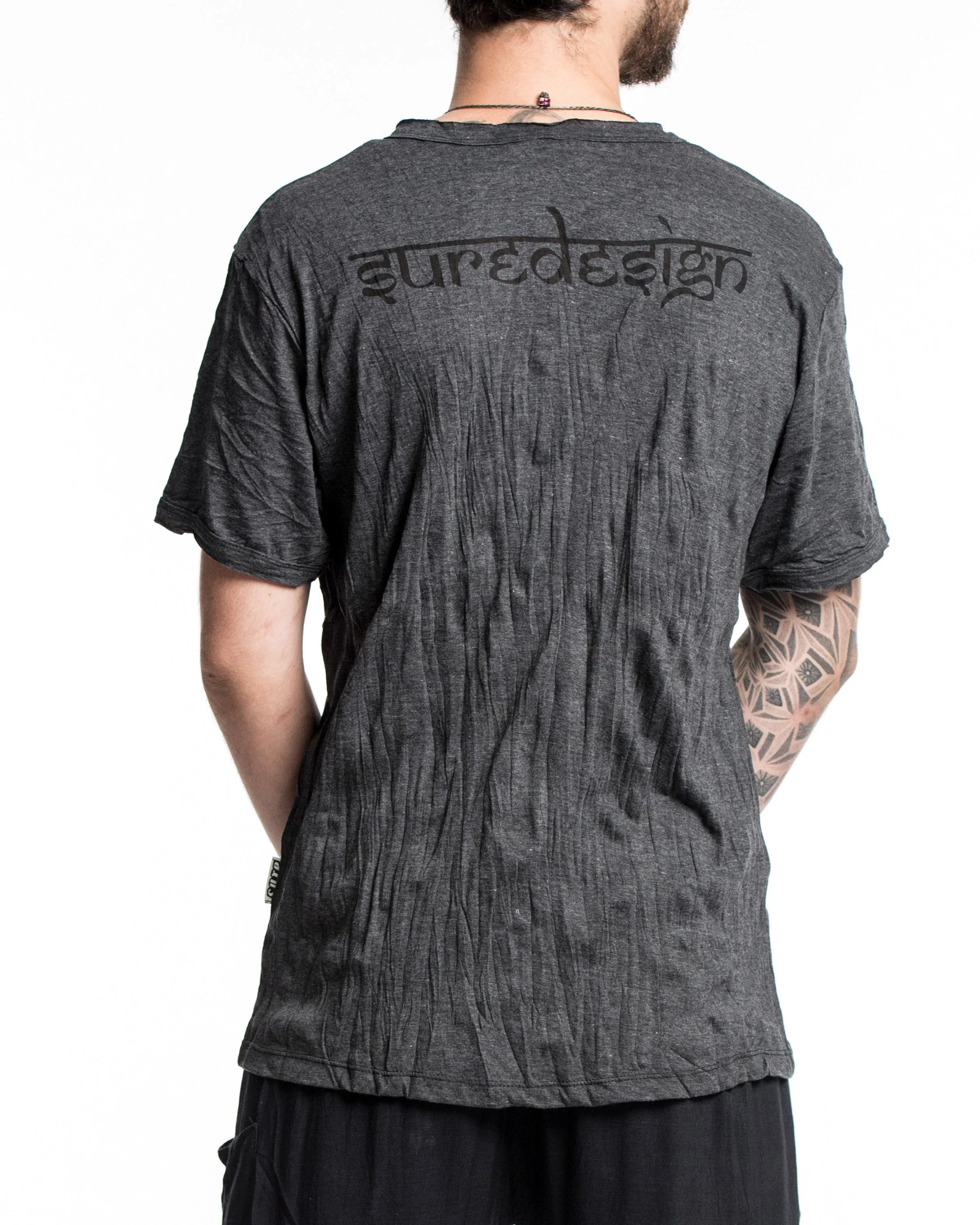 Mens Om Tree T-Shirt in Black