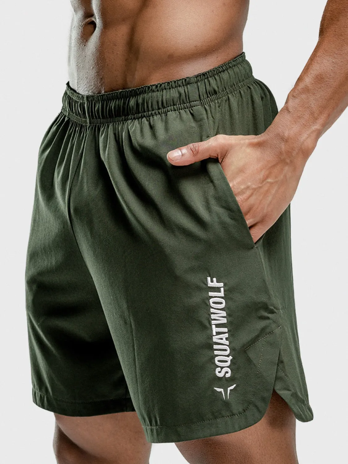 Men's Quick-Dry Drawstring Active Shorts