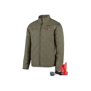 Milwaukee M12HJMOGX-0 12V Cordless Olive Green AXIS Heated Jacket