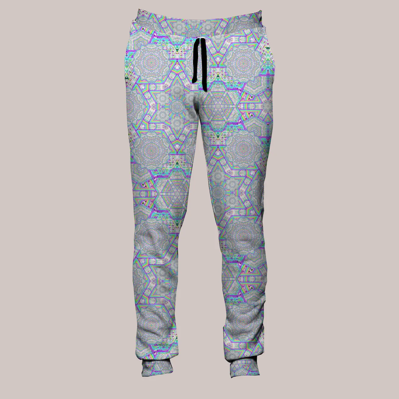 Psychedelic Joggers (UV/RGB, Eco-Friendly, Unisex, Fleece-Lined) | ENON
