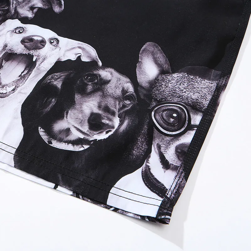 Quick dry loose beach dog agent shorts