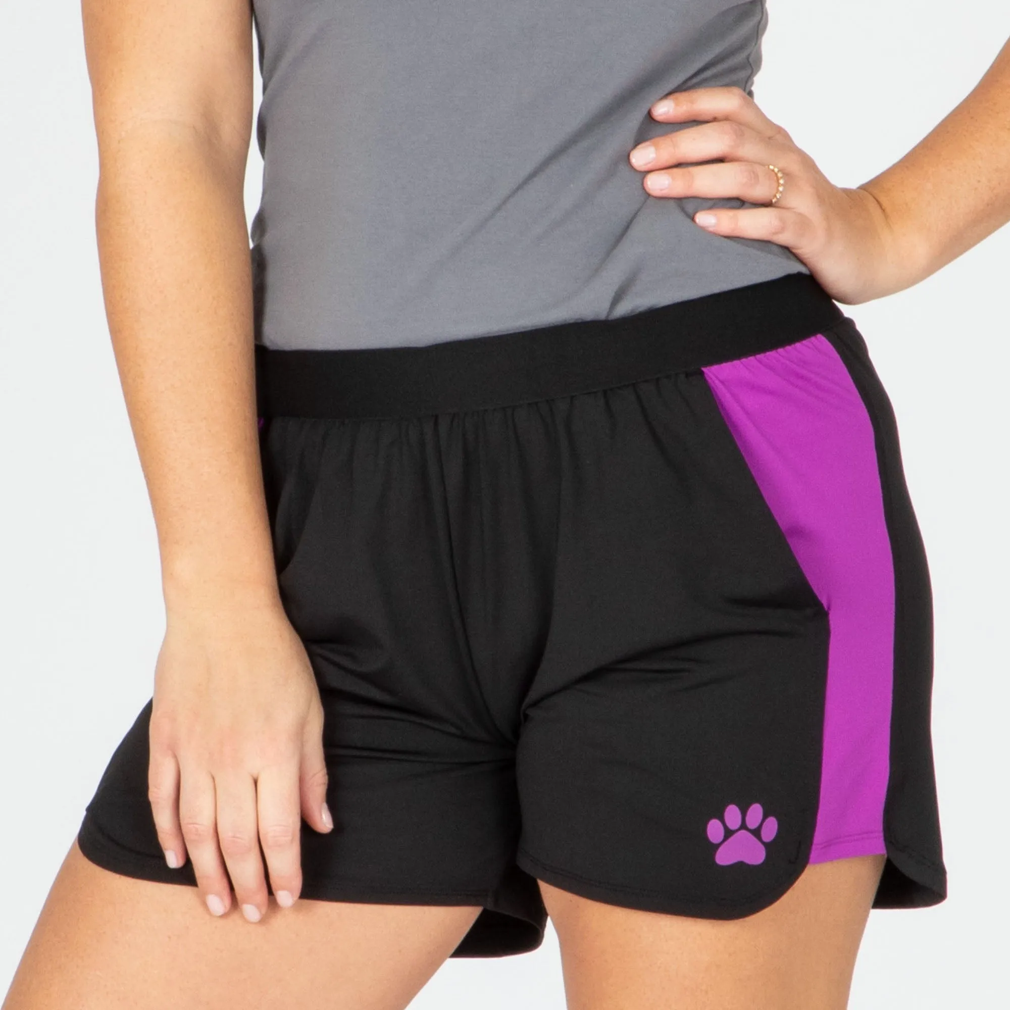 Quick Dry Paw Print Shorts