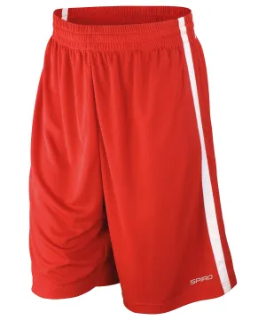 Red/White - Basketball quick-dry shorts (C)