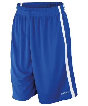 Royal/White - Basketball quick-dry shorts