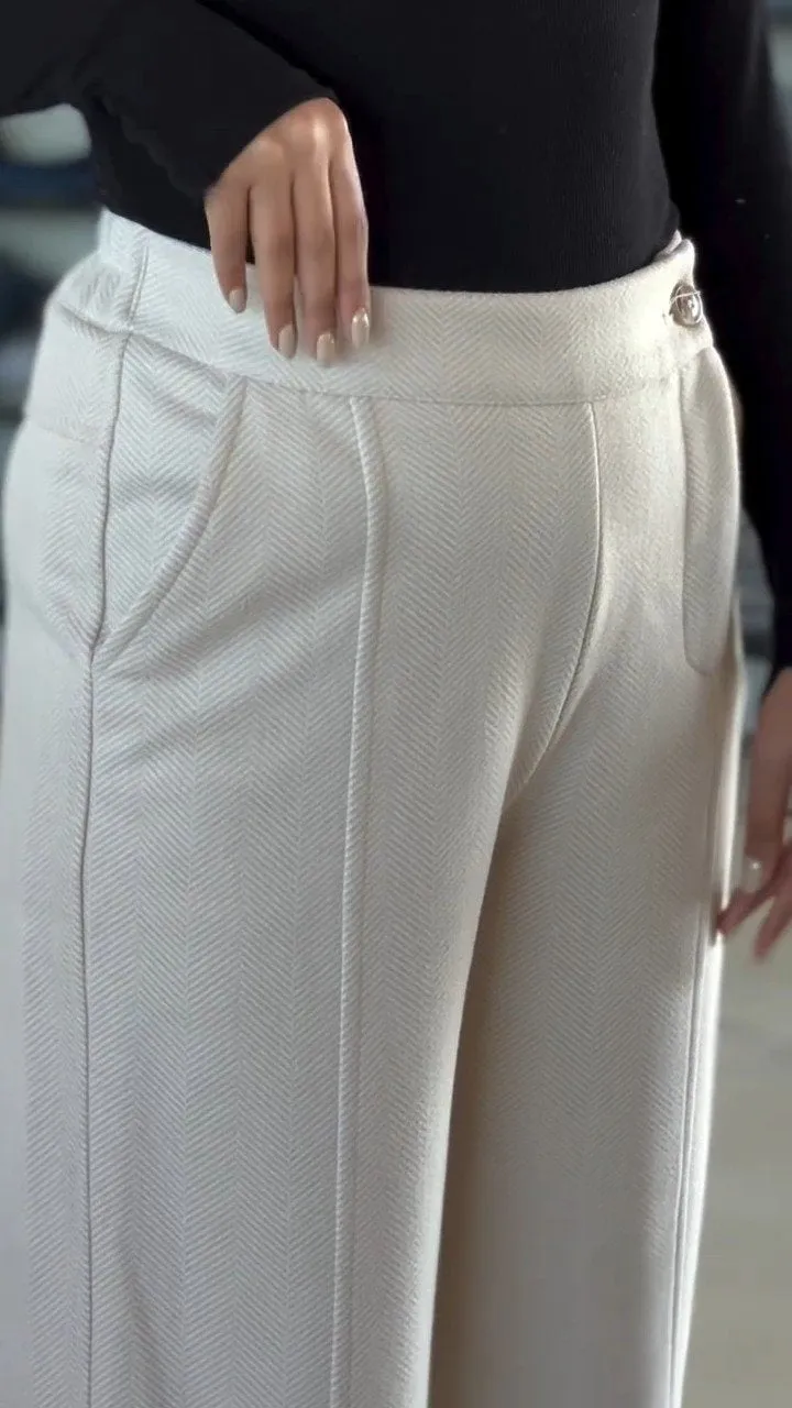 Solid Color Comfortable Straight Pants
