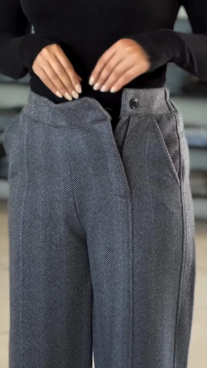 Solid Color Comfortable Straight Pants