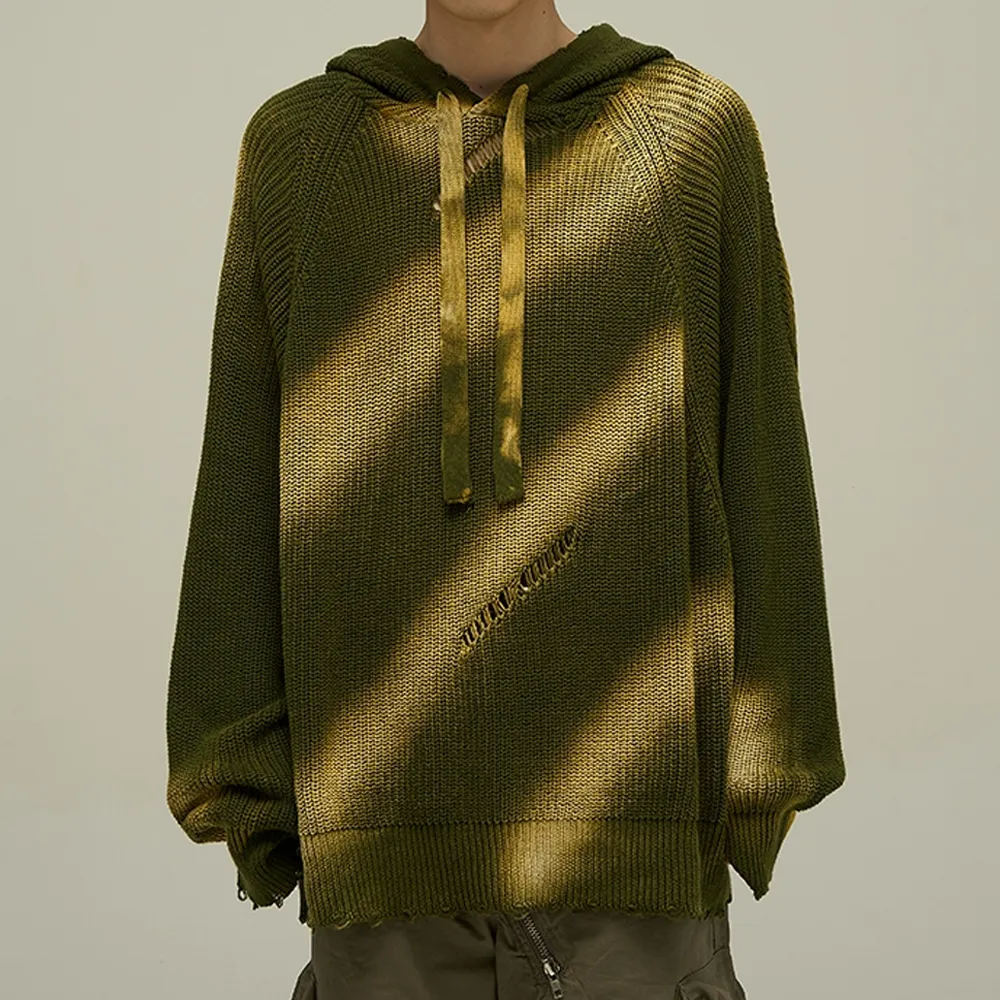 Solid Color Rendering hooded Hoodies