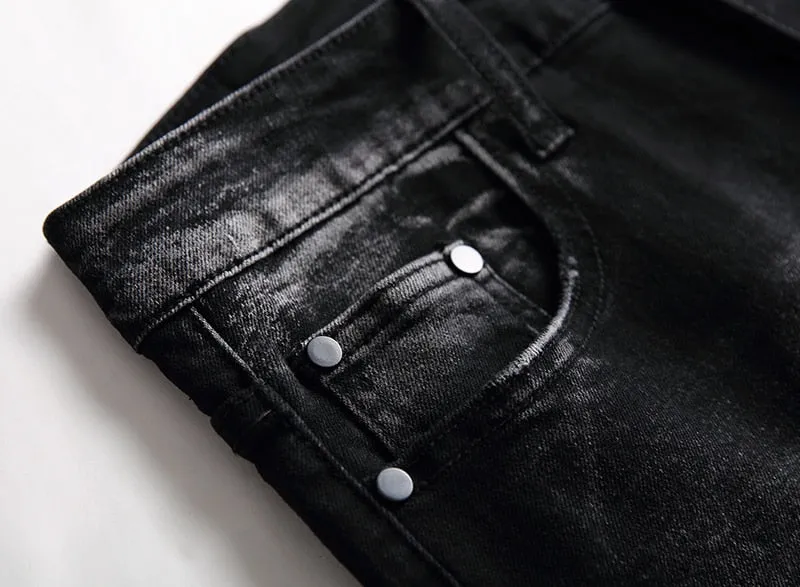 Streetwear Comfortable Men's Designer Denim Pants
