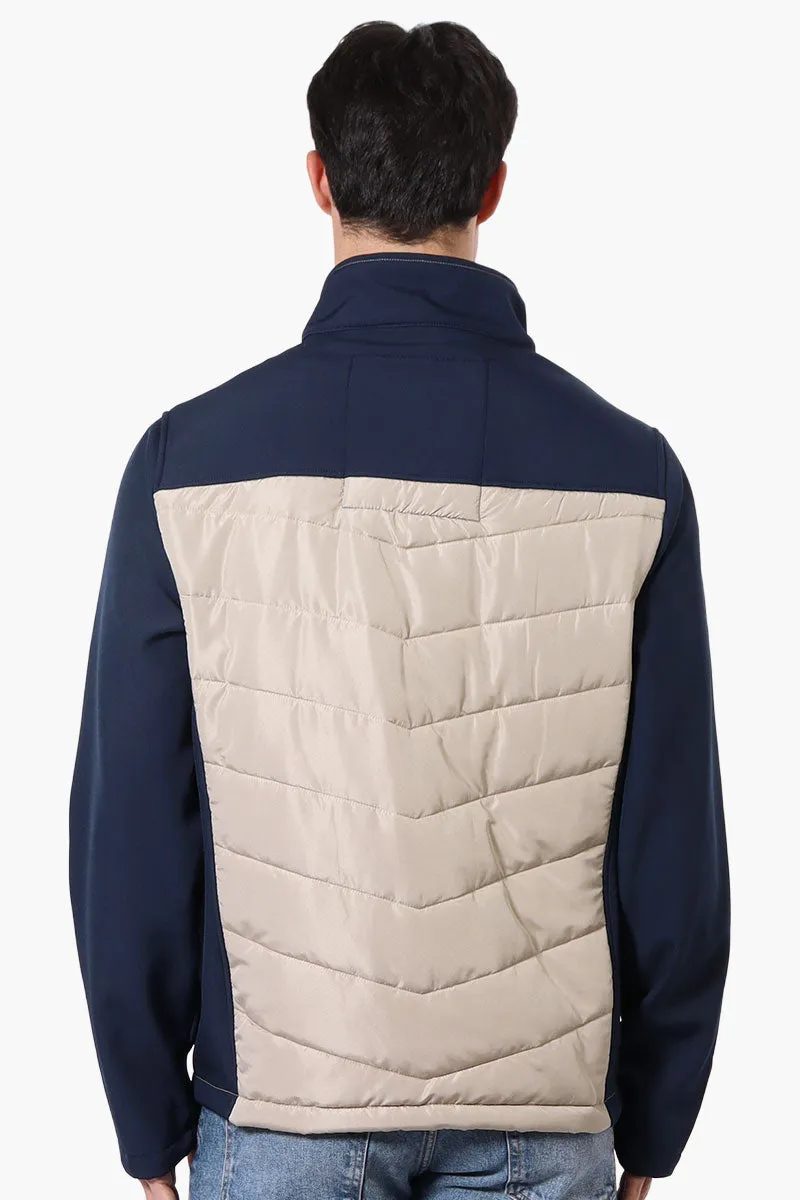 Super Triple Goose Quilted Bubble Lightweight Jacket - Beige