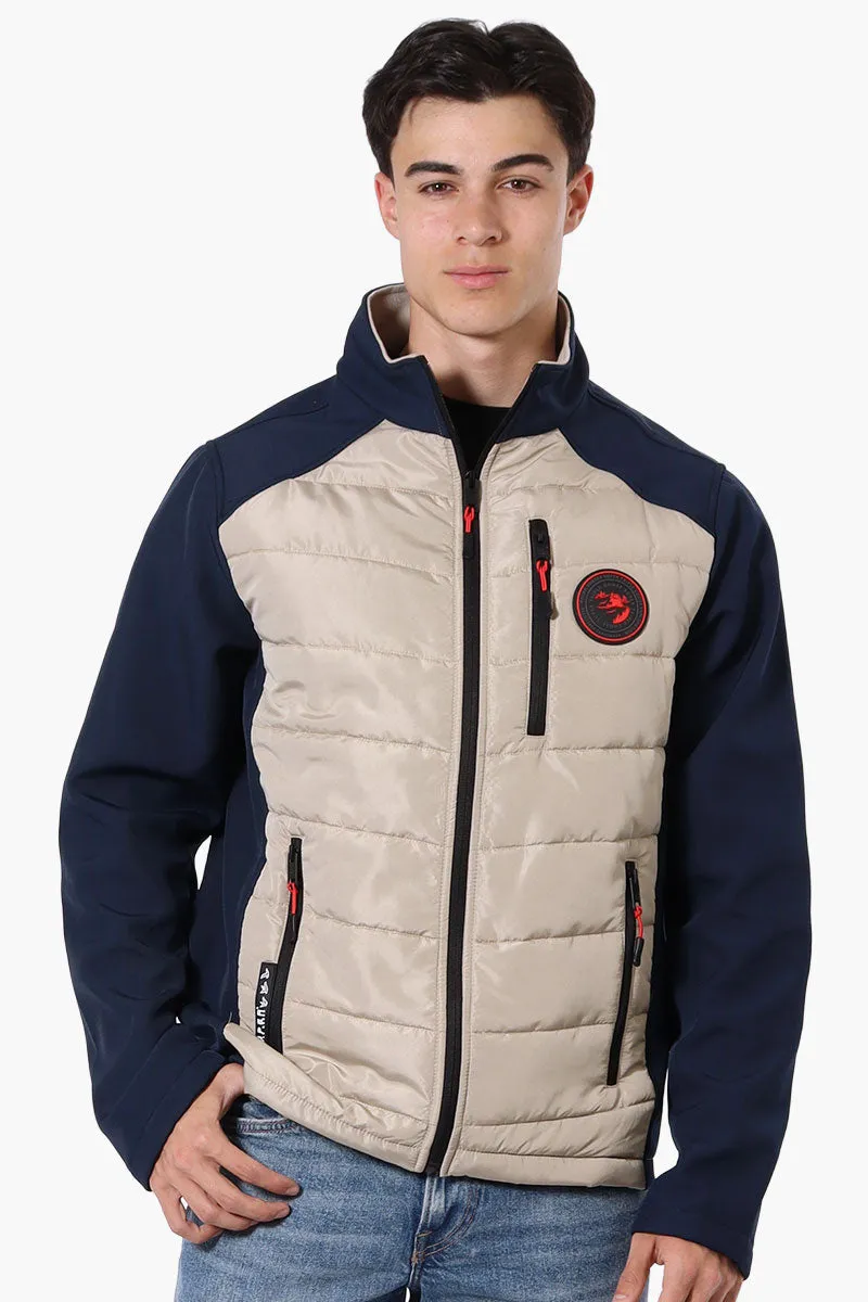 Super Triple Goose Quilted Bubble Lightweight Jacket - Beige