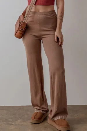 Sweet Days Trouser Pants - Brown