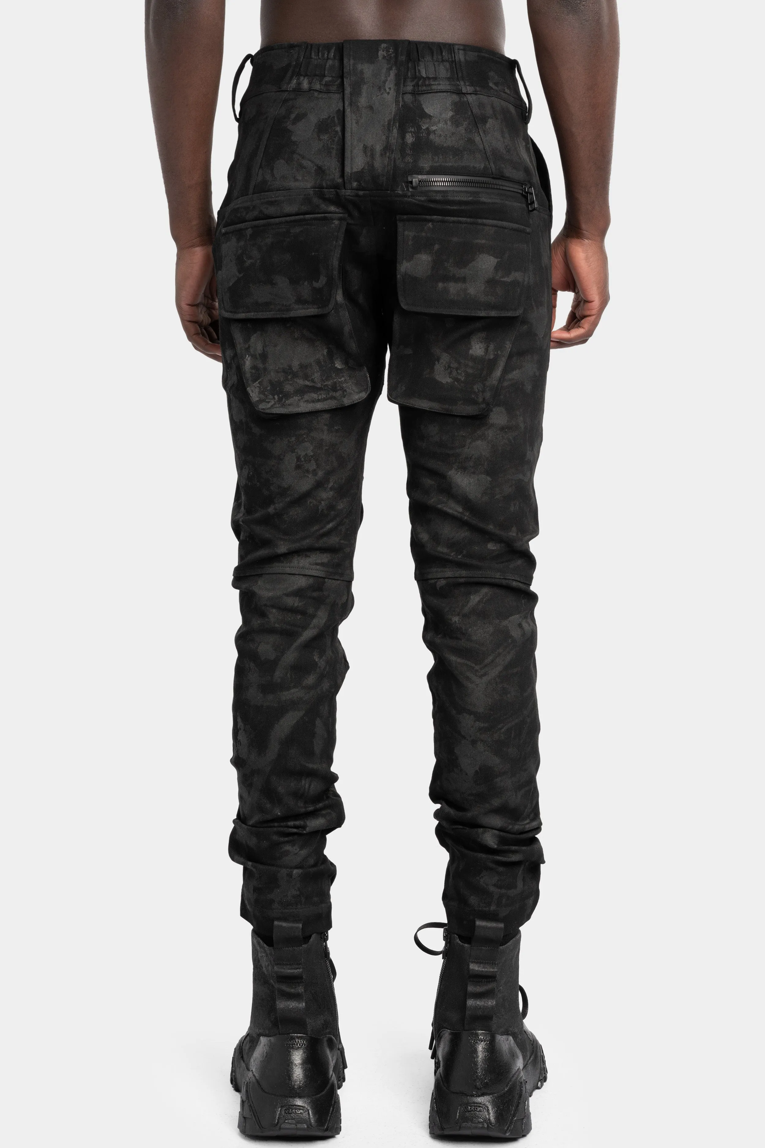 Tar coated recoil pants