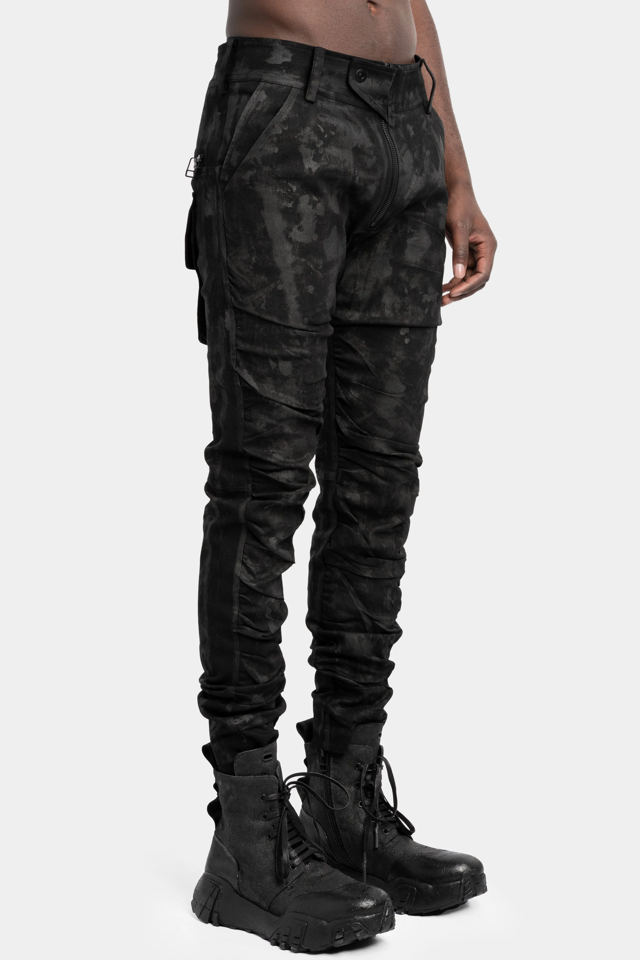 Tar coated recoil pants