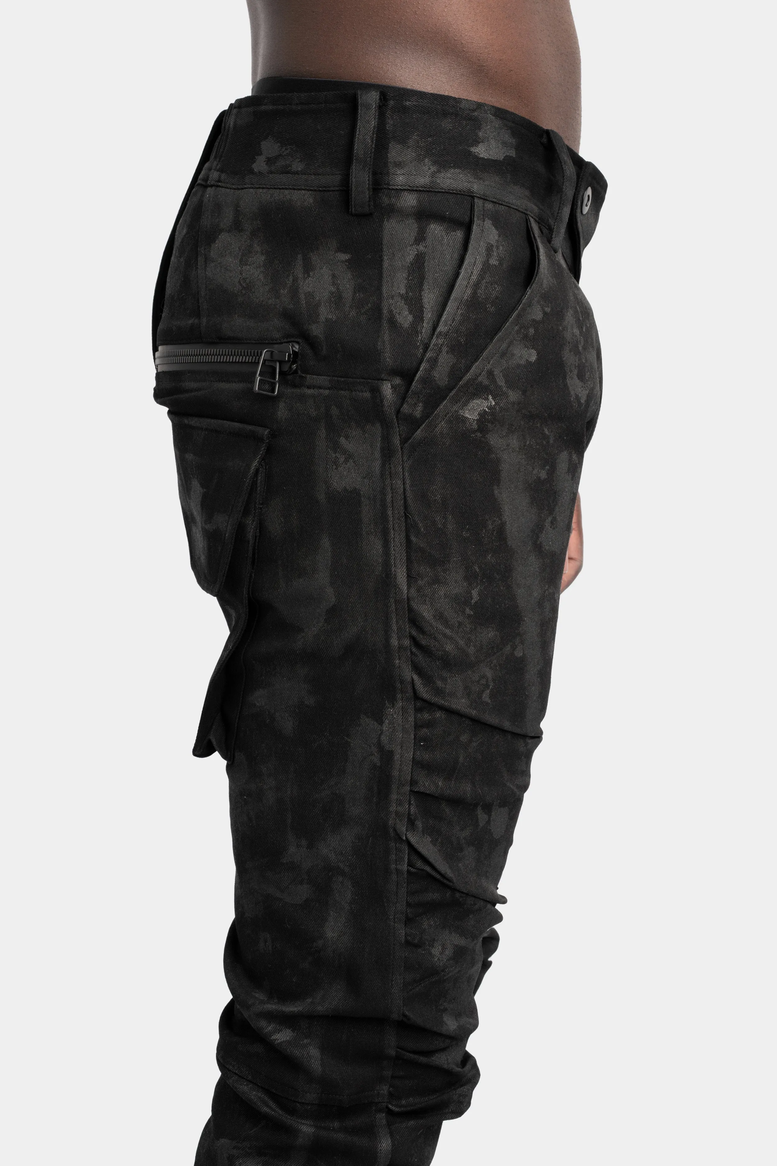 Tar coated recoil pants