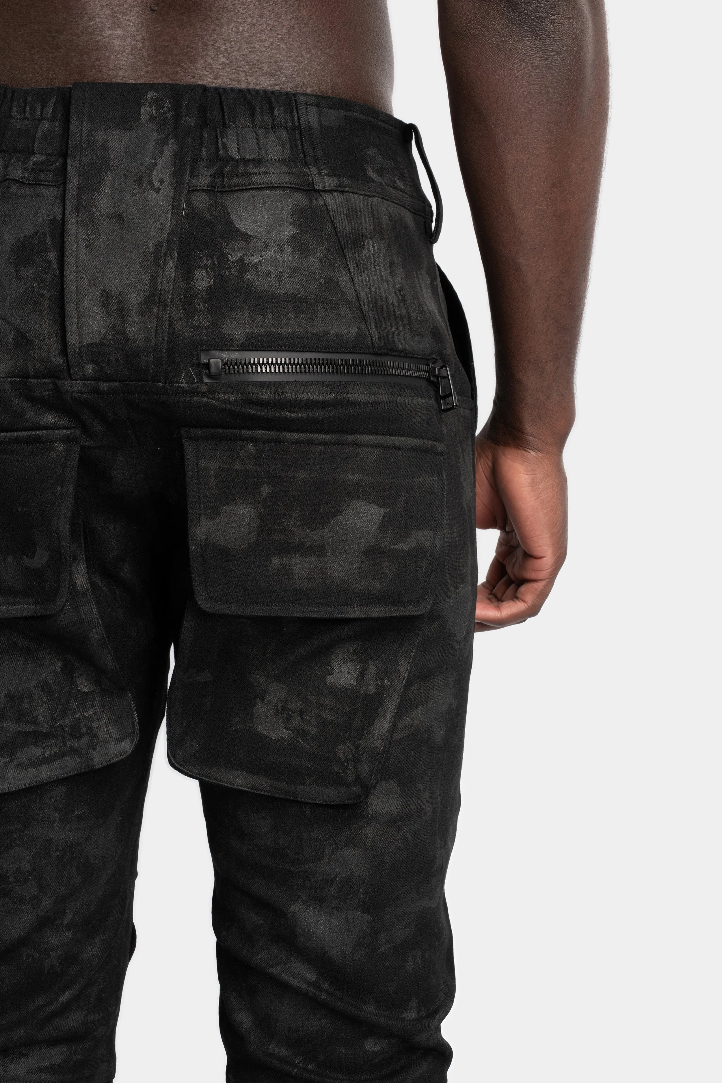 Tar coated recoil pants