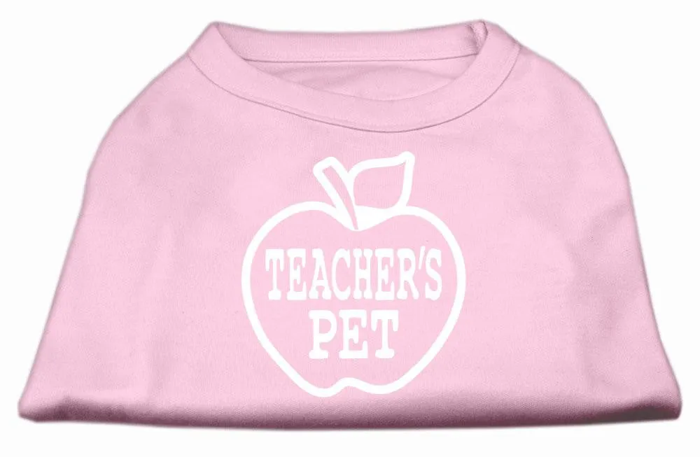Teachers Pet Screen Print Shirt Light Pink XXL (18)