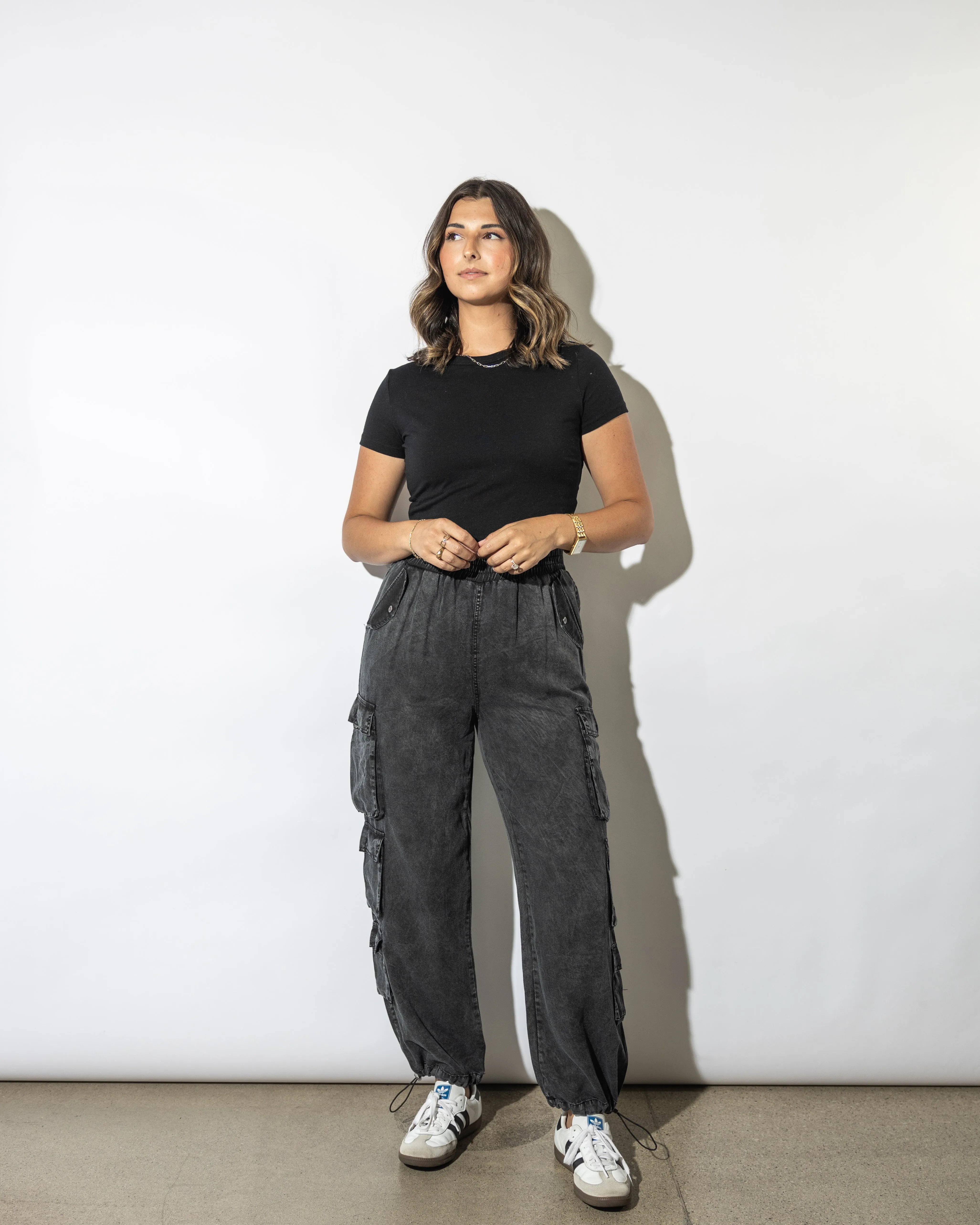 Teddi Washed Cargo Pants