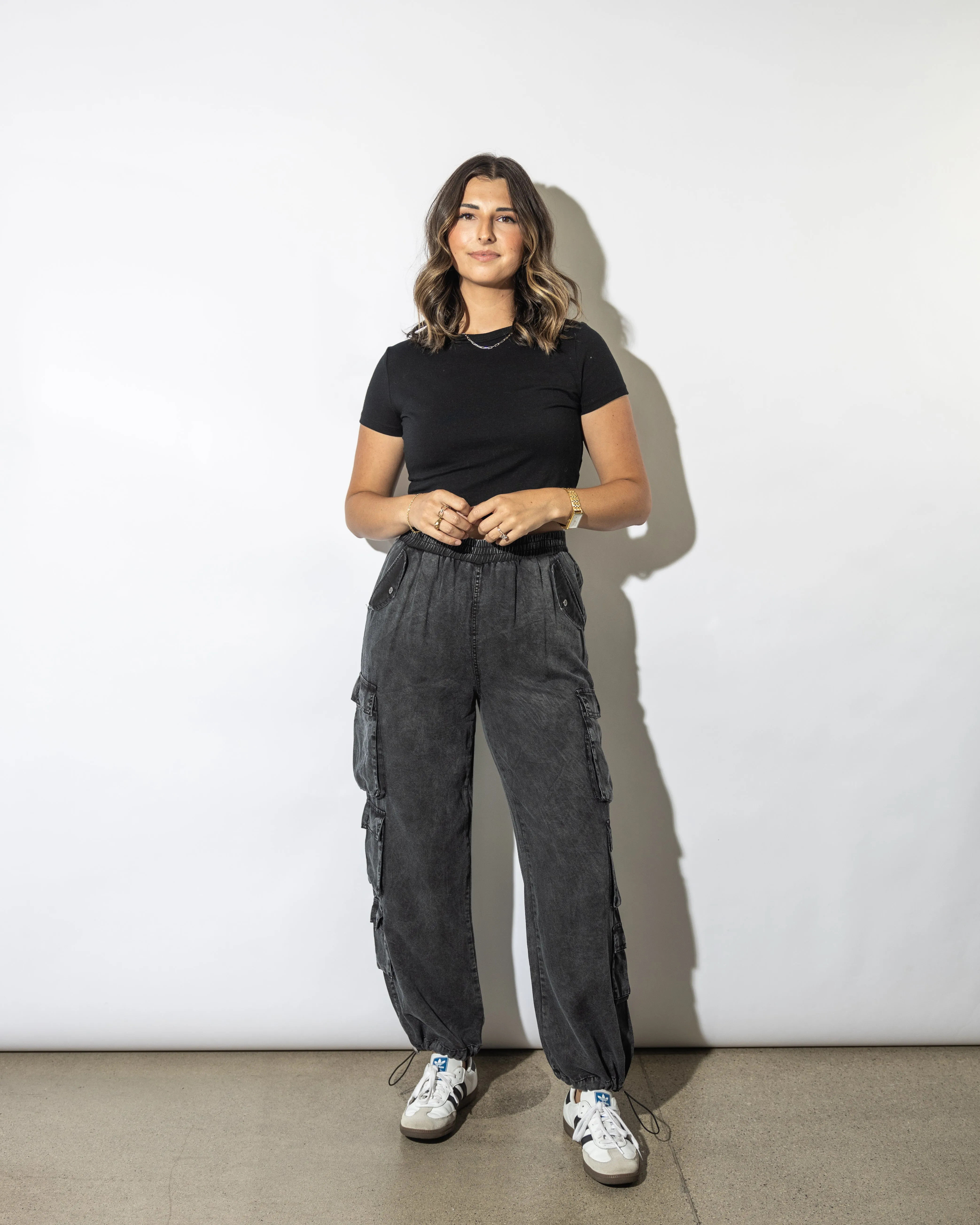 Teddi Washed Cargo Pants