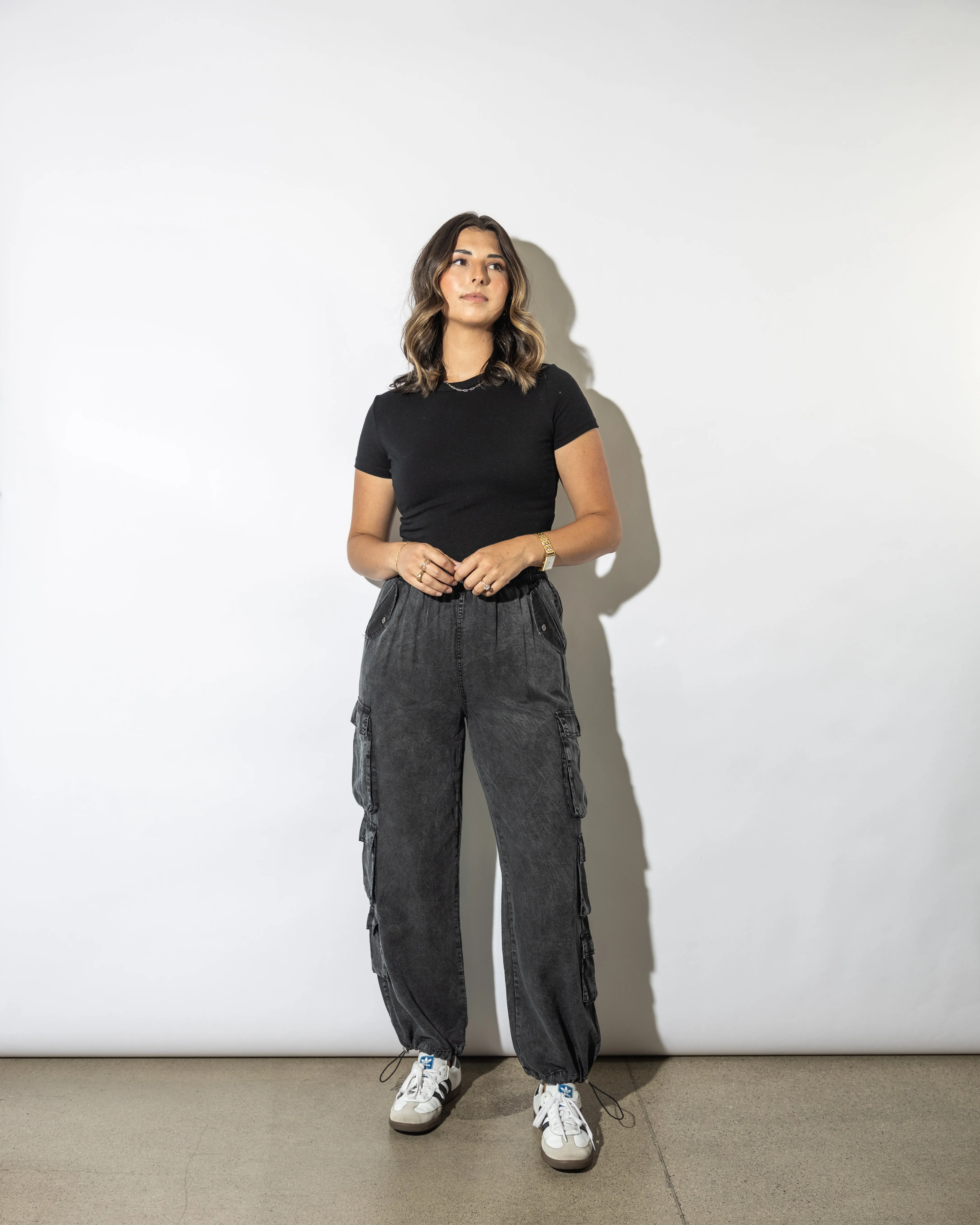 Teddi Washed Cargo Pants