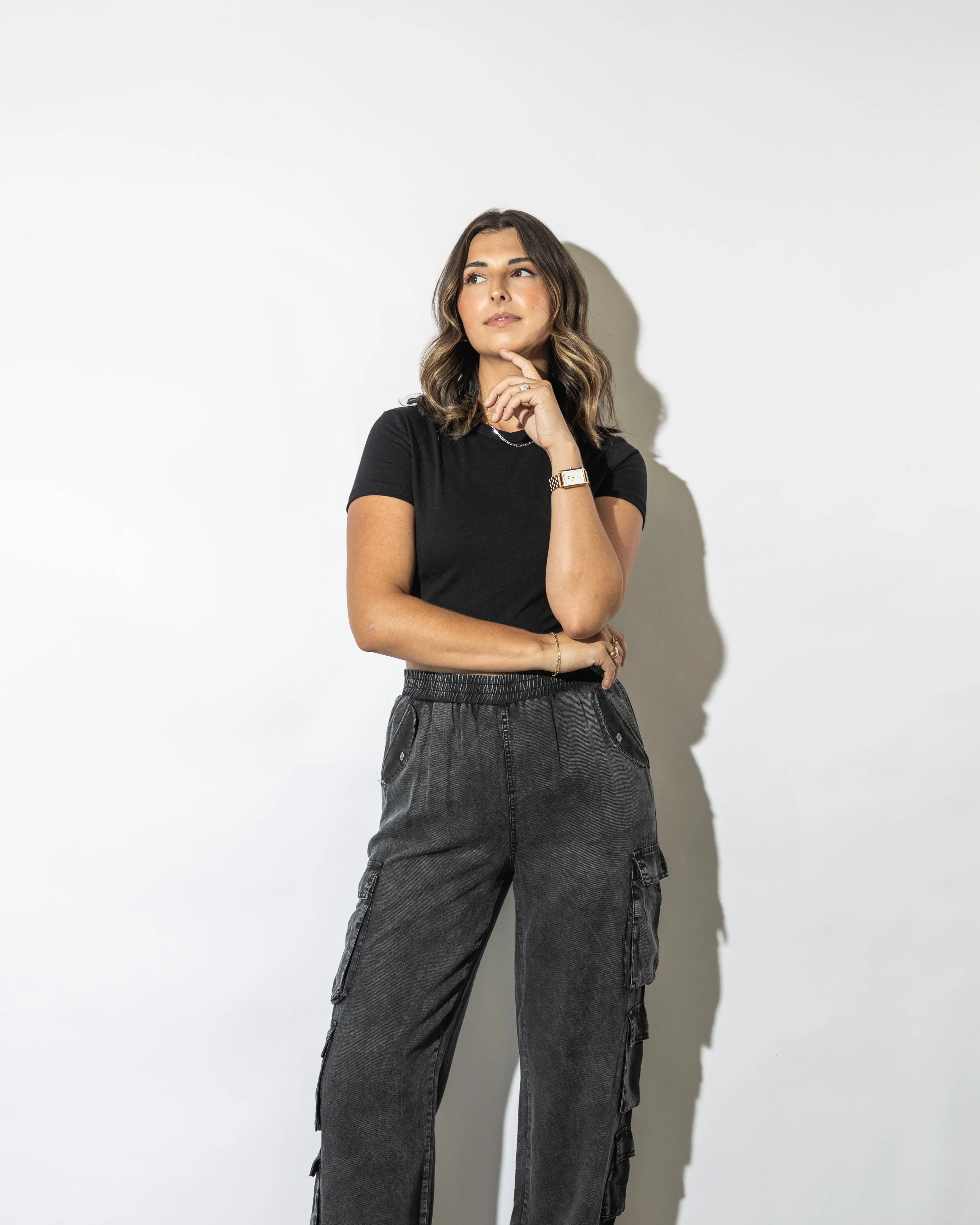 Teddi Washed Cargo Pants