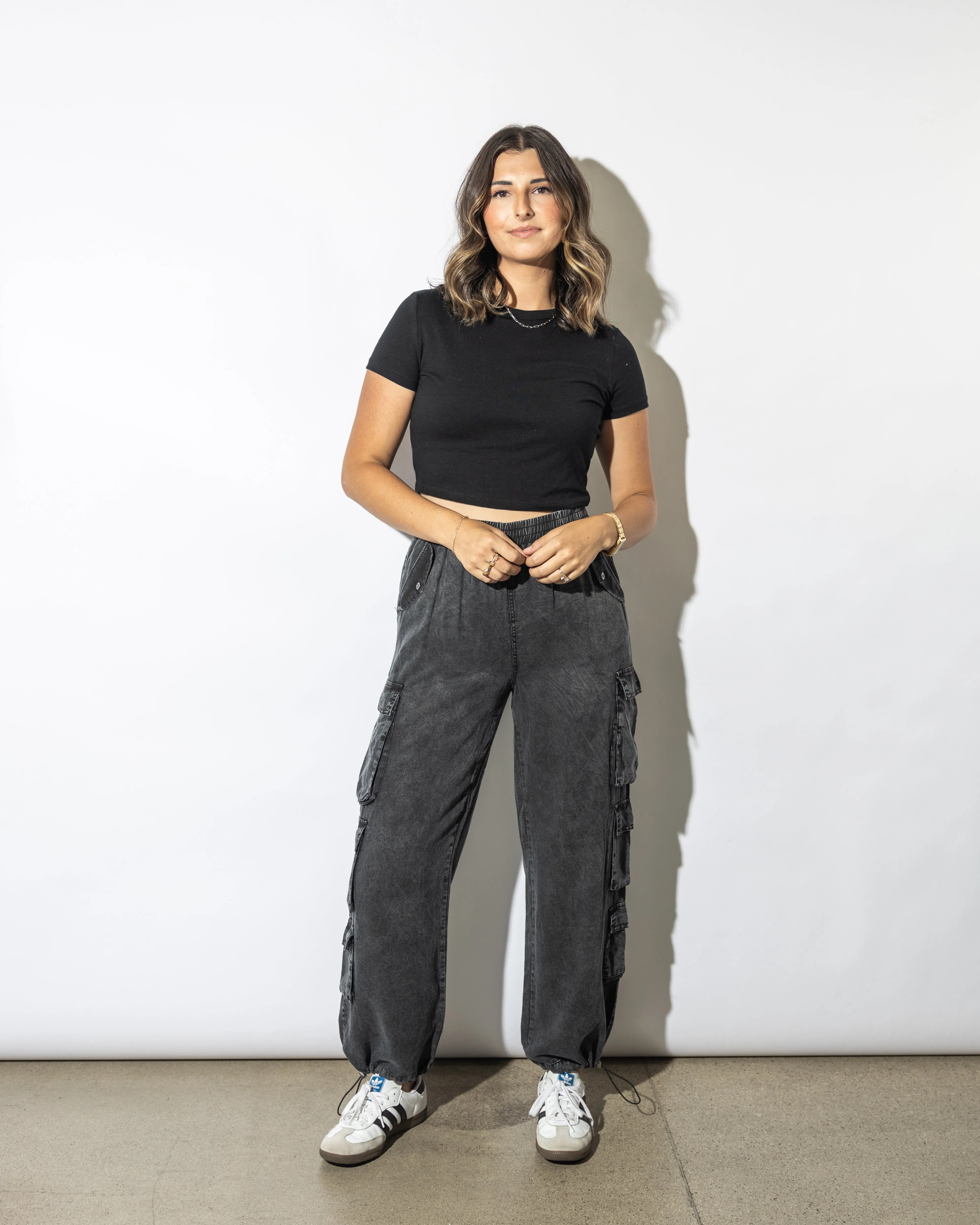 Teddi Washed Cargo Pants