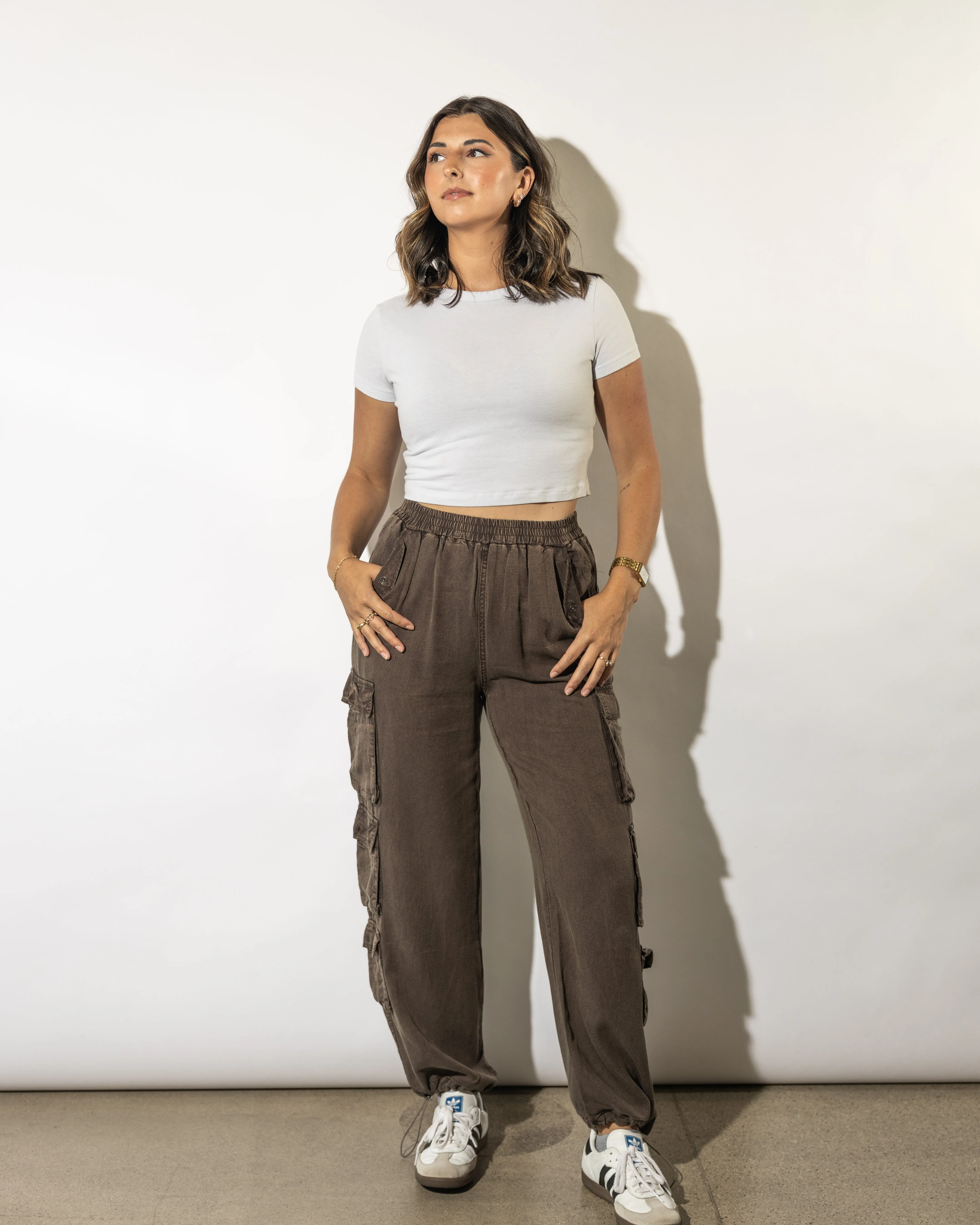 Teddi Washed Cargo Pants