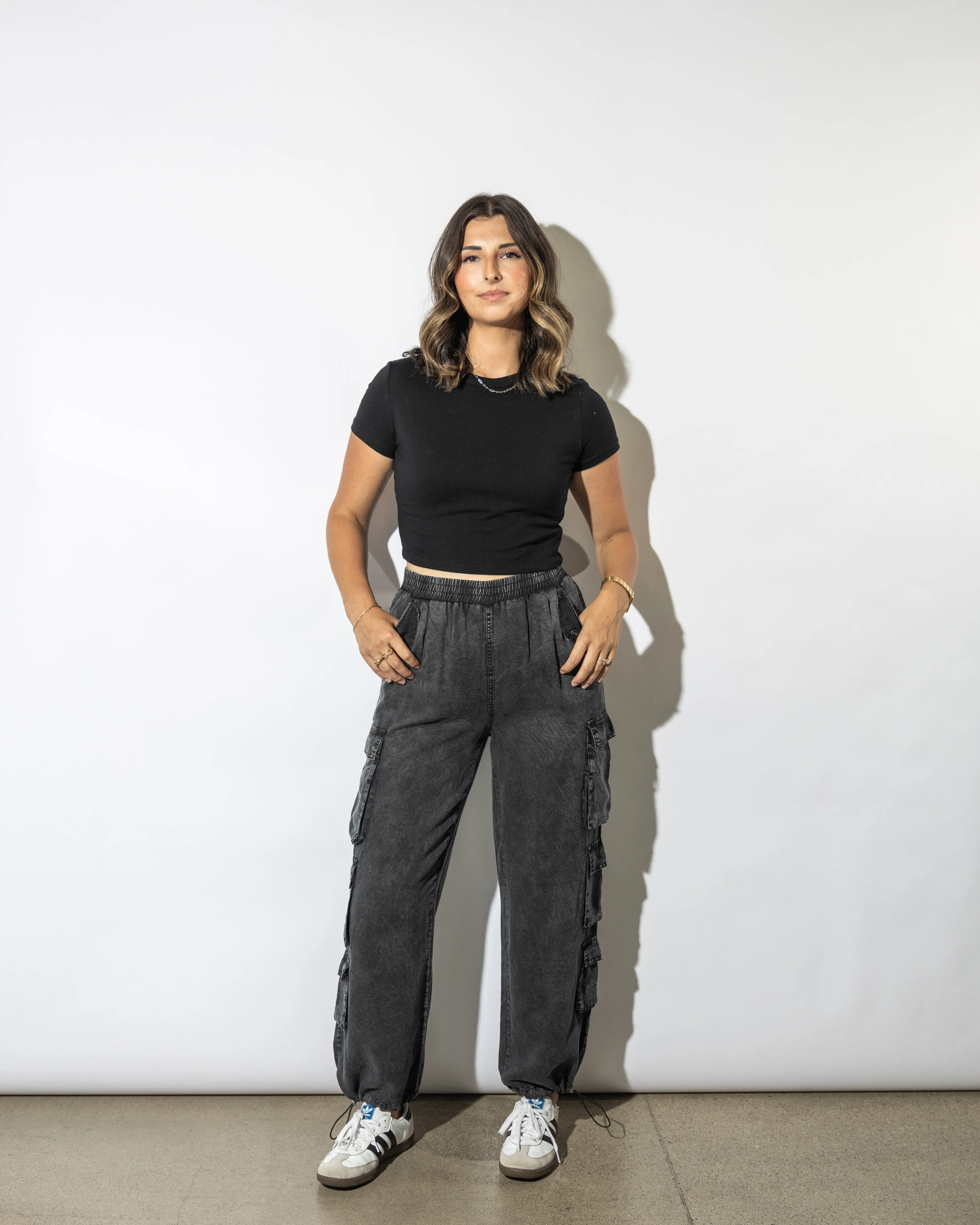 Teddi Washed Cargo Pants