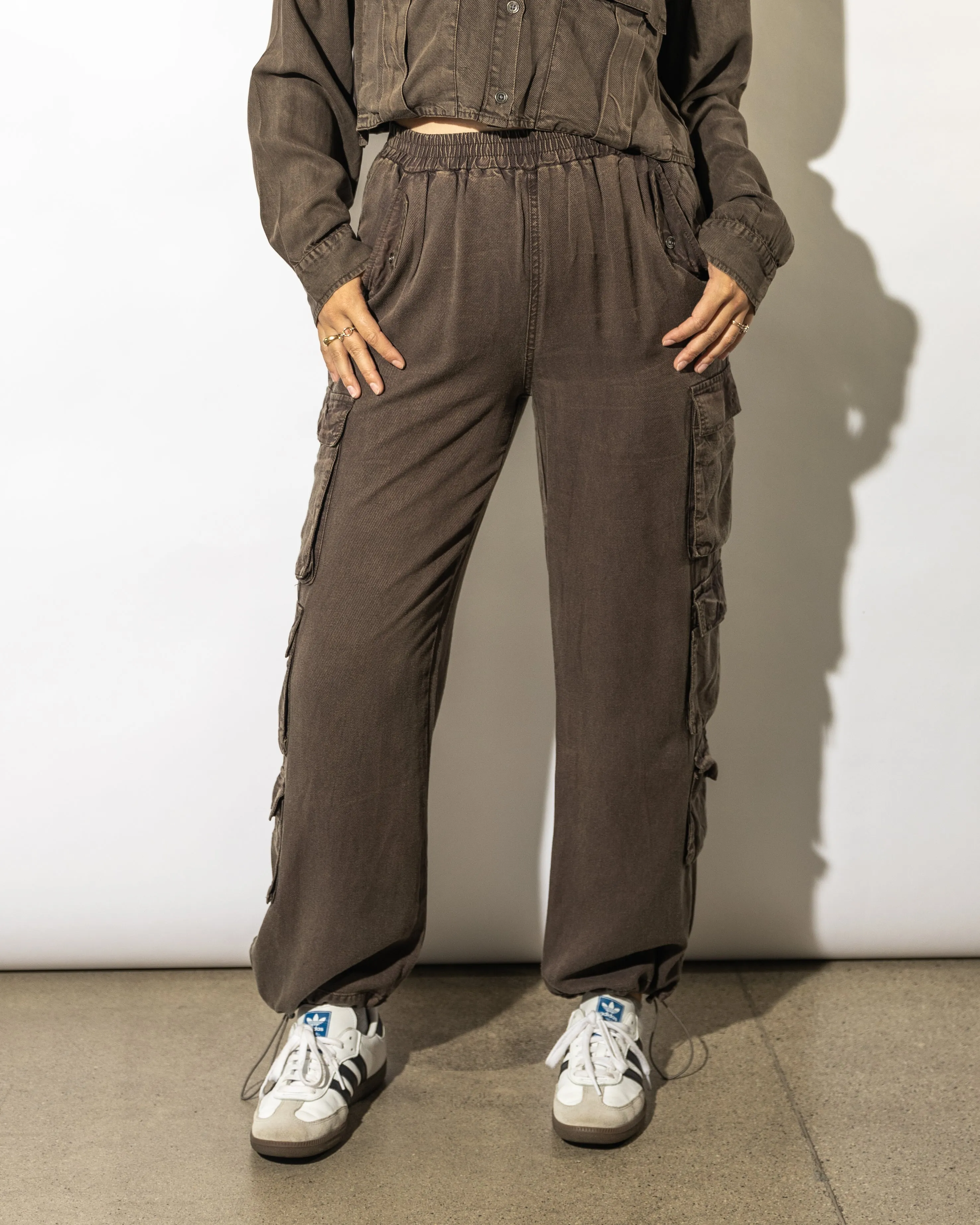 Teddi Washed Cargo Pants