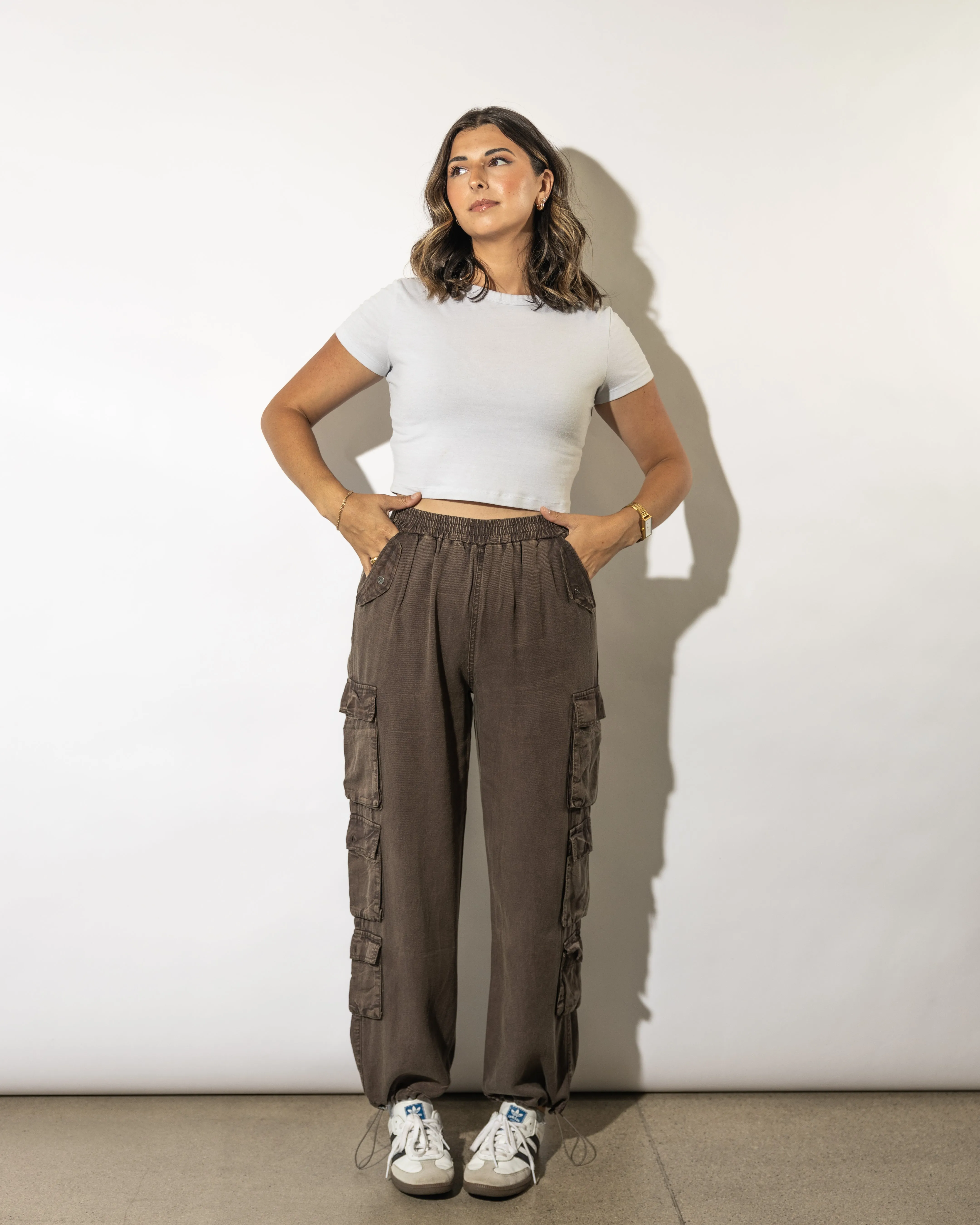 Teddi Washed Cargo Pants