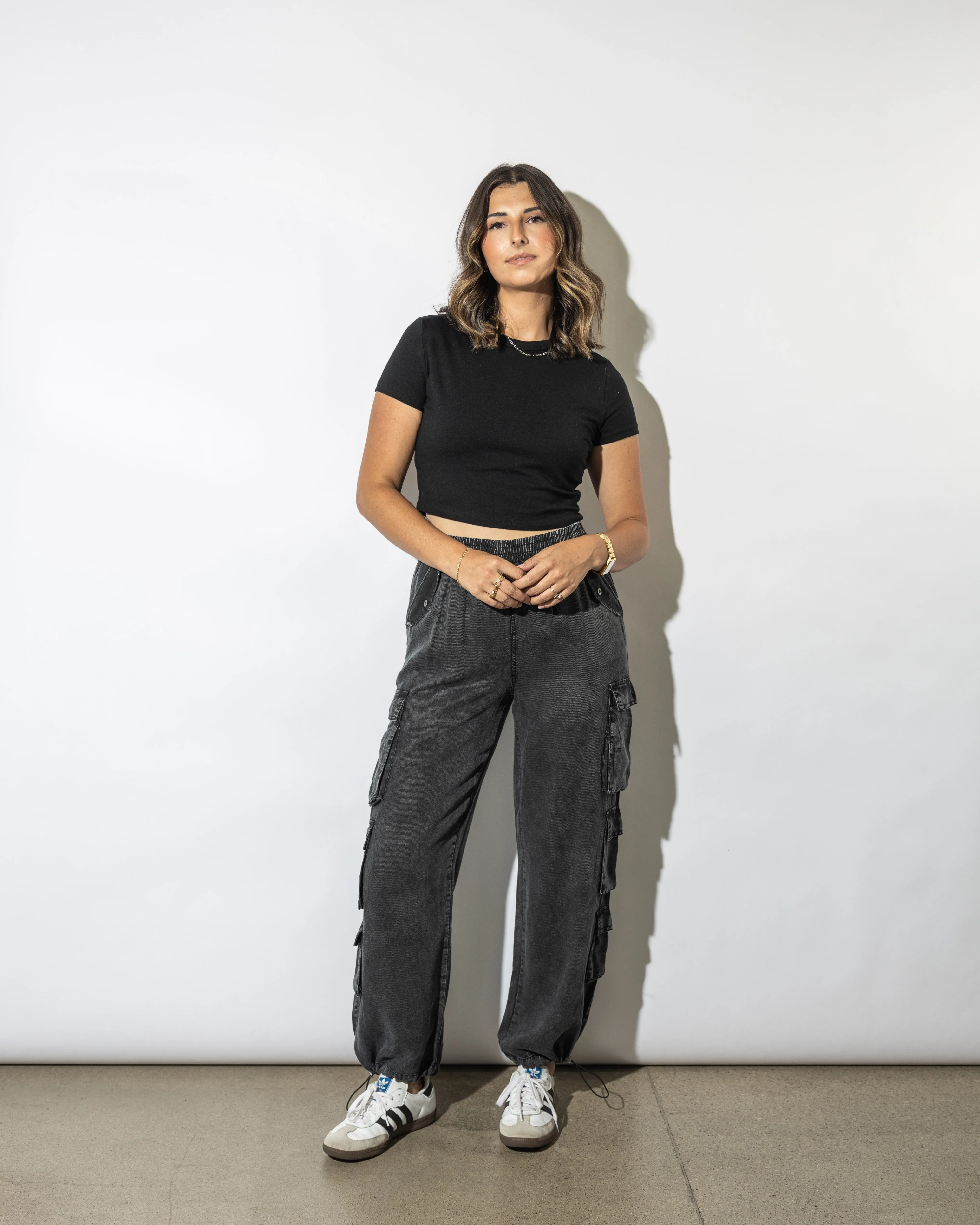 Teddi Washed Cargo Pants