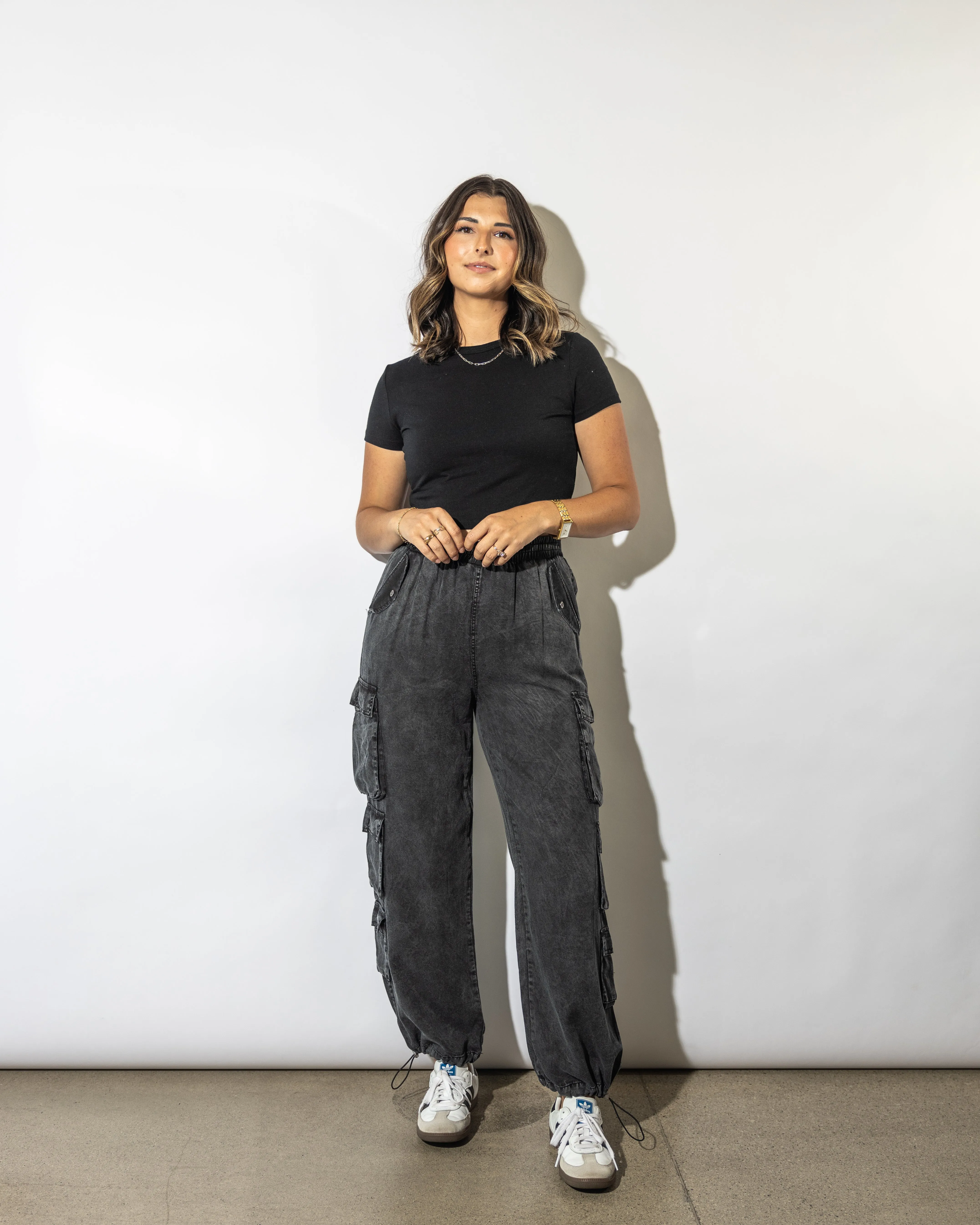 Teddi Washed Cargo Pants