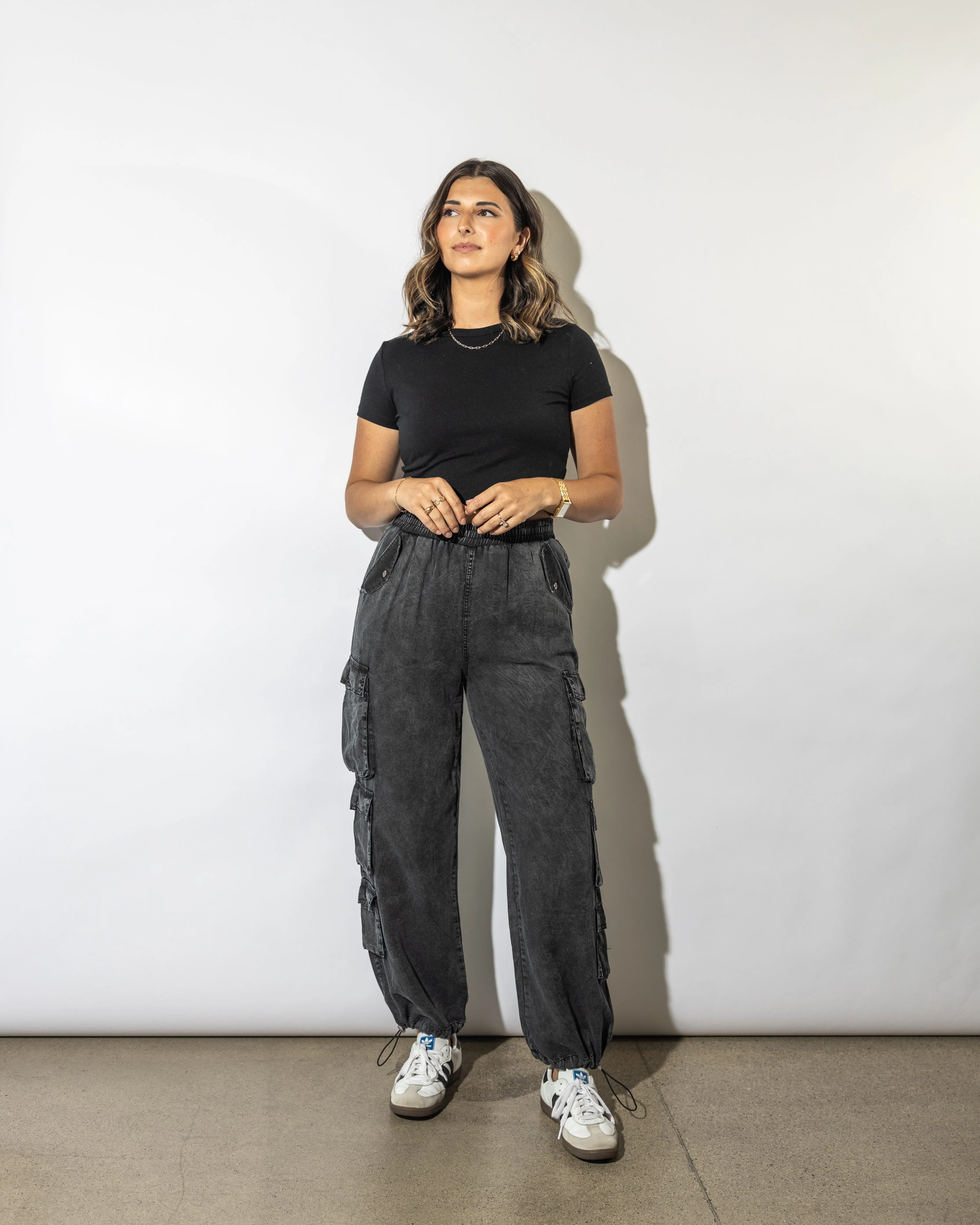 Teddi Washed Cargo Pants
