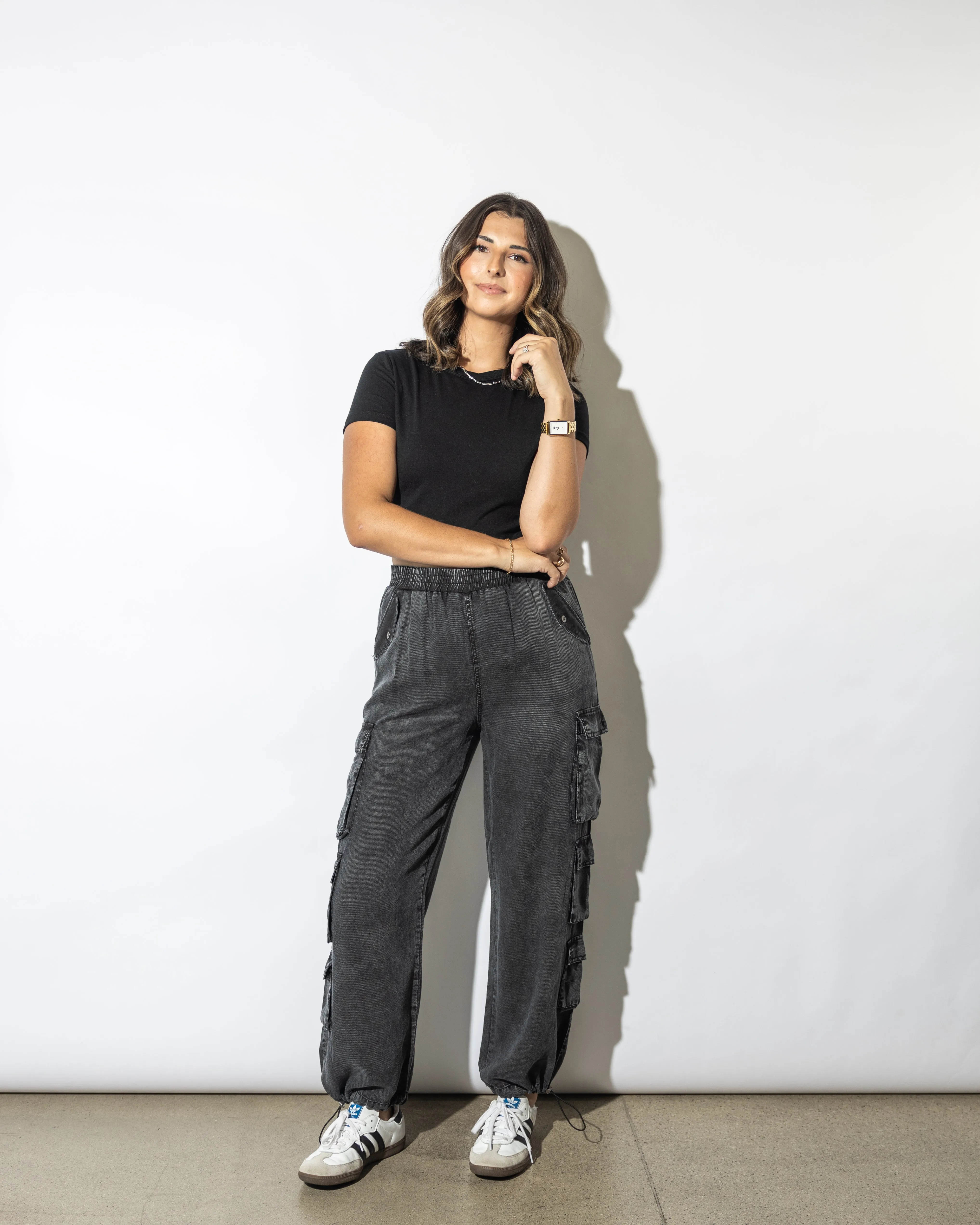 Teddi Washed Cargo Pants