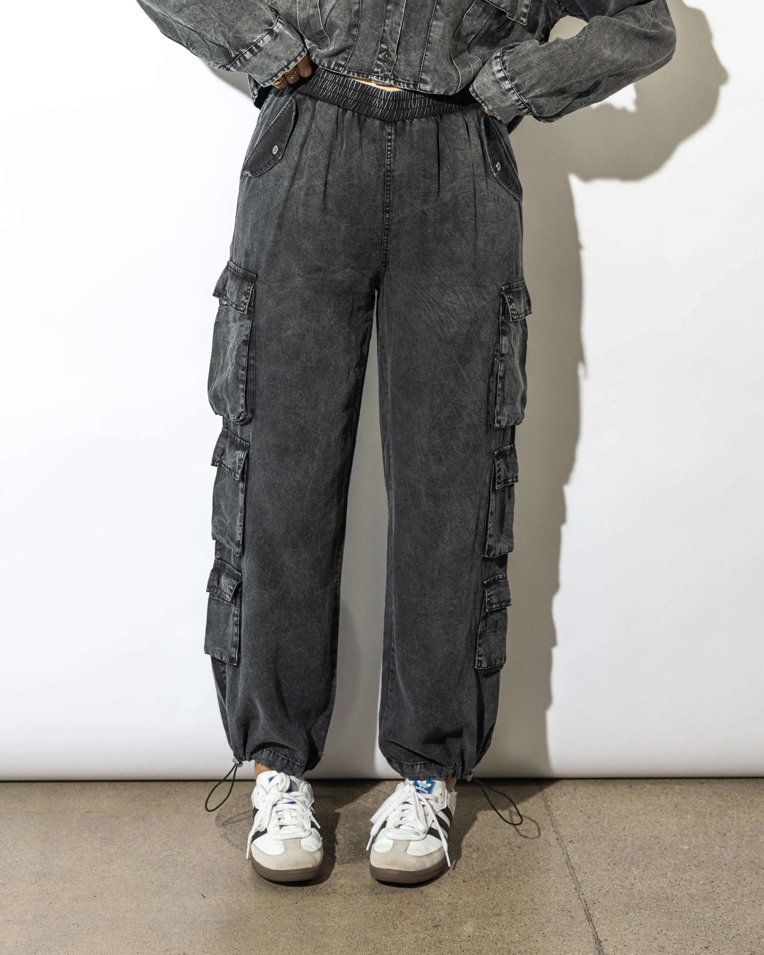 Teddi Washed Cargo Pants