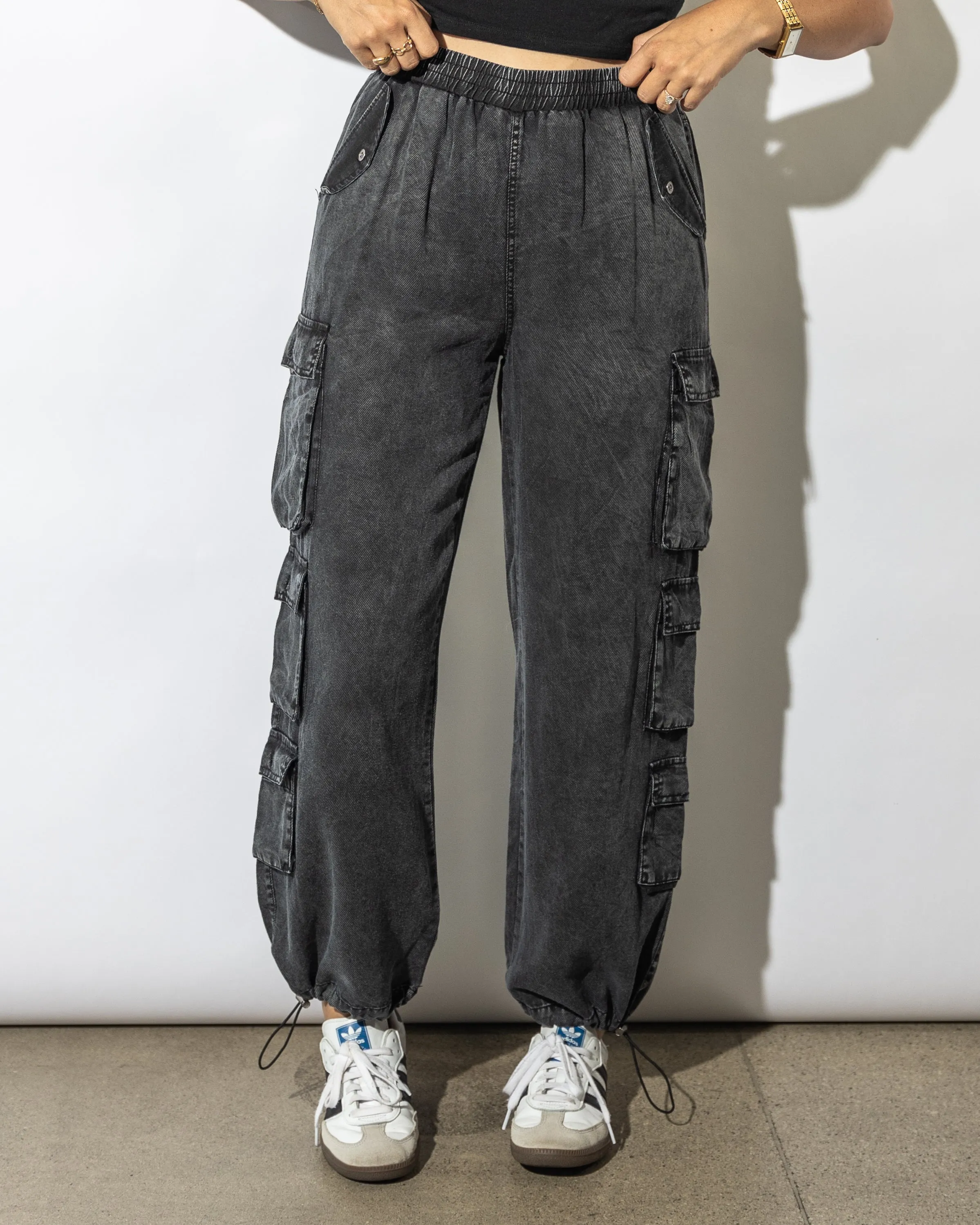 Teddi Washed Cargo Pants