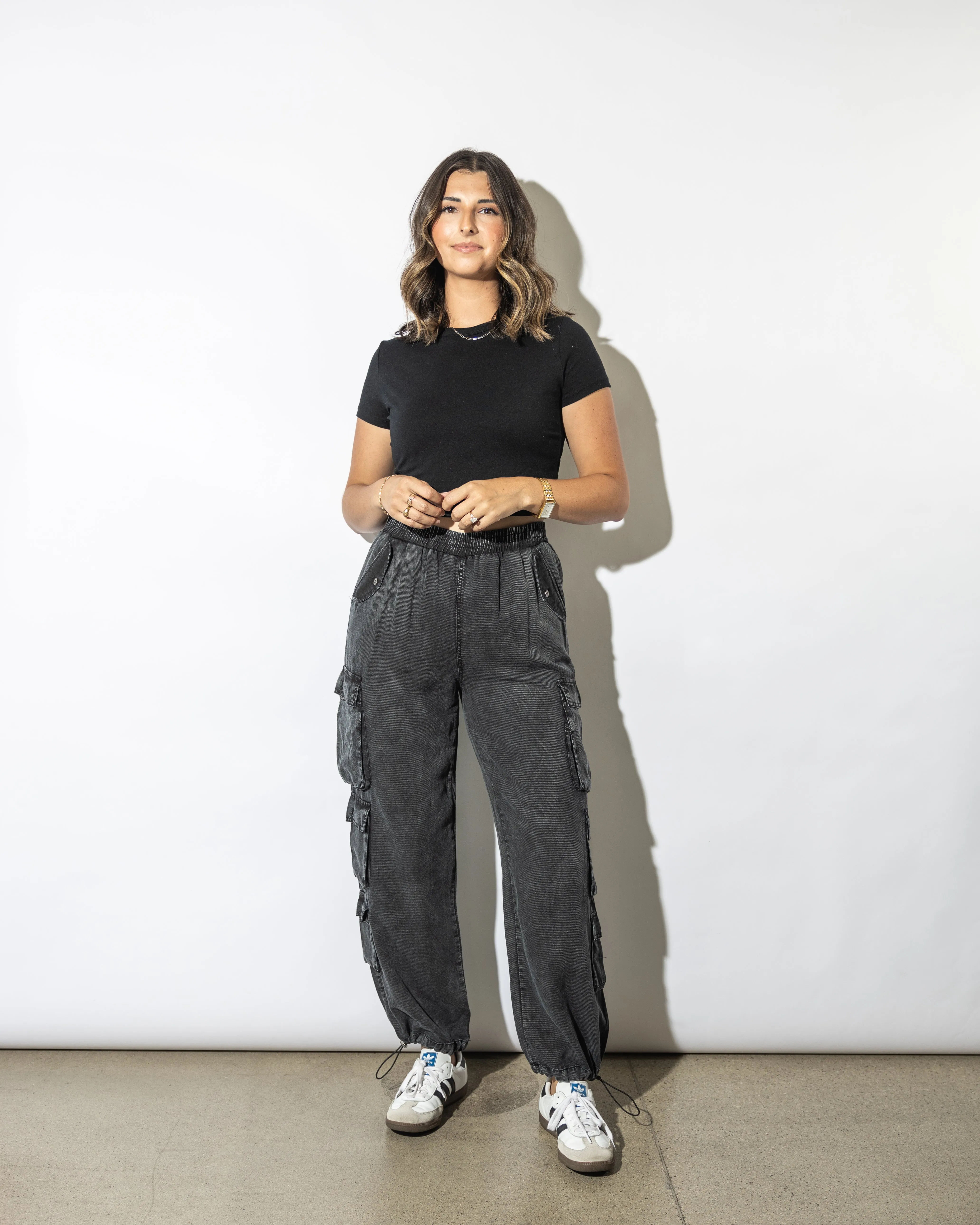 Teddi Washed Cargo Pants