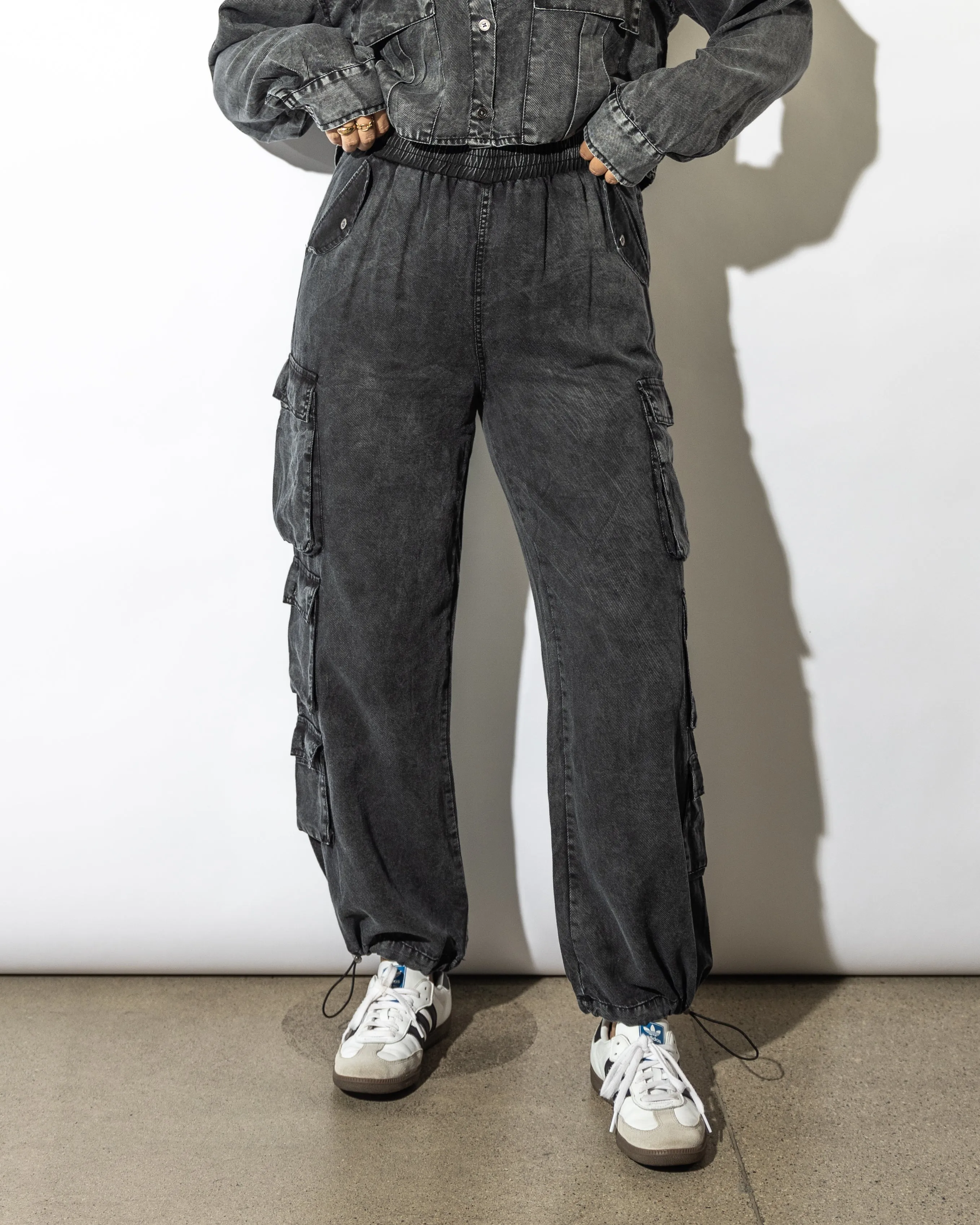 Teddi Washed Cargo Pants