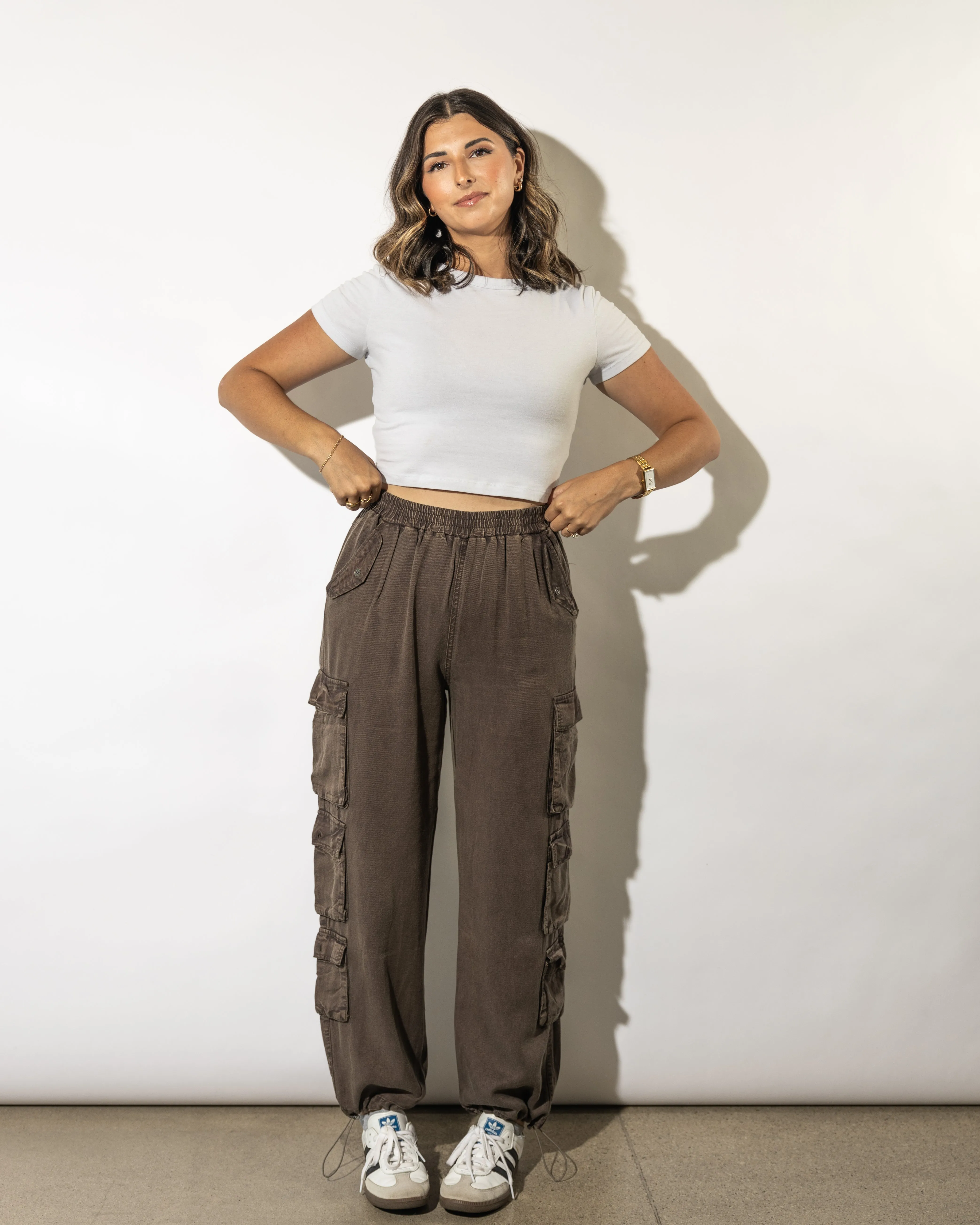 Teddi Washed Cargo Pants